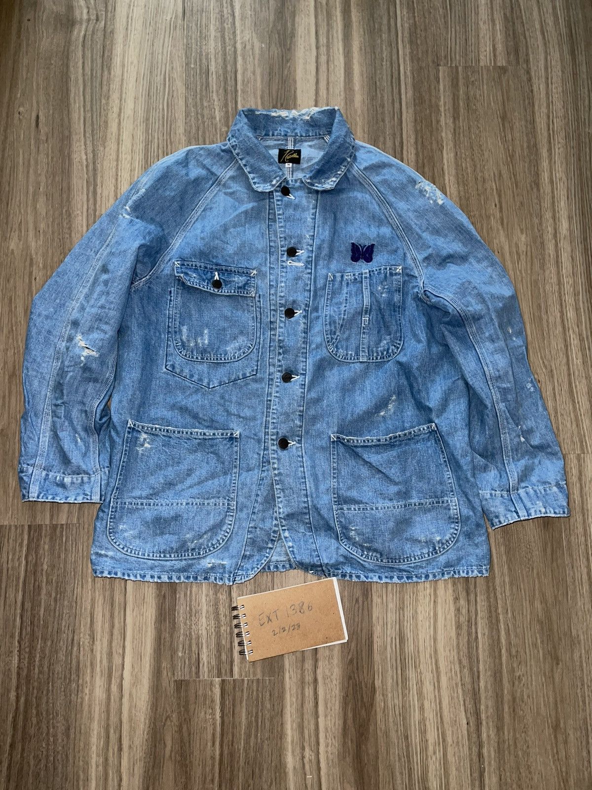 Needles Needles 10oz Coverall Distressed Denim size L Size US M / EU 48-50 / 2 - 2 Thumbnail