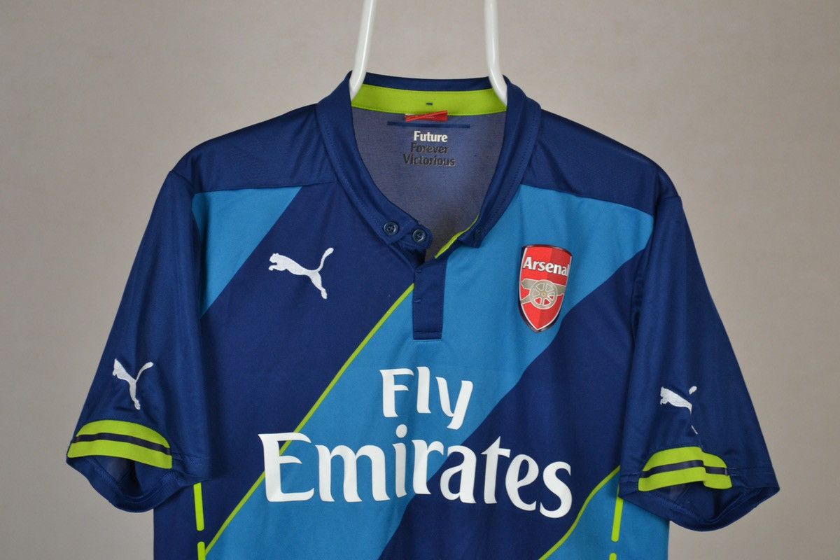 Puma Arsenal London 2014 THIRD FOOTBALL Soccer SHIRT JERSEY PUMA Size US M / EU 48-50 / 2 - 3 Thumbnail