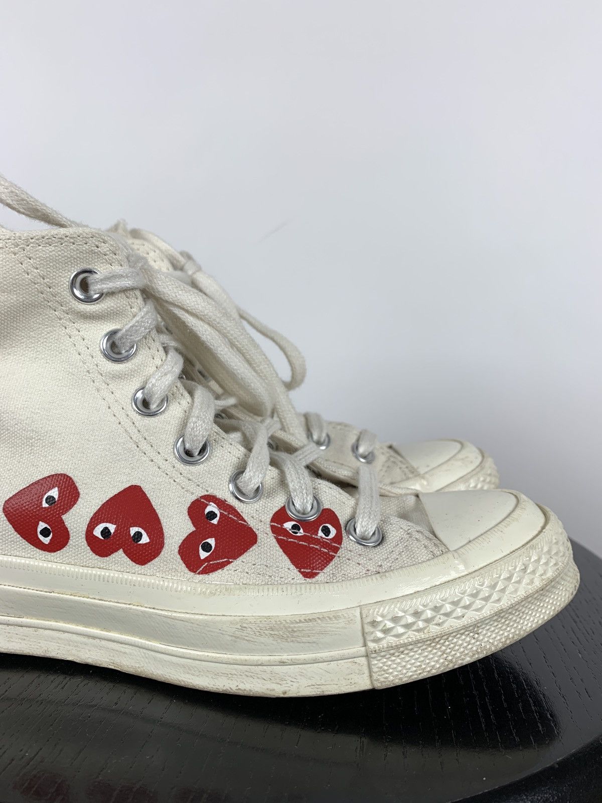 Comme des Garcons Comme Des Garçons x Chuck Taylor Converse All Star Hi Top Size US 5 / IT 35 - 9 Thumbnail