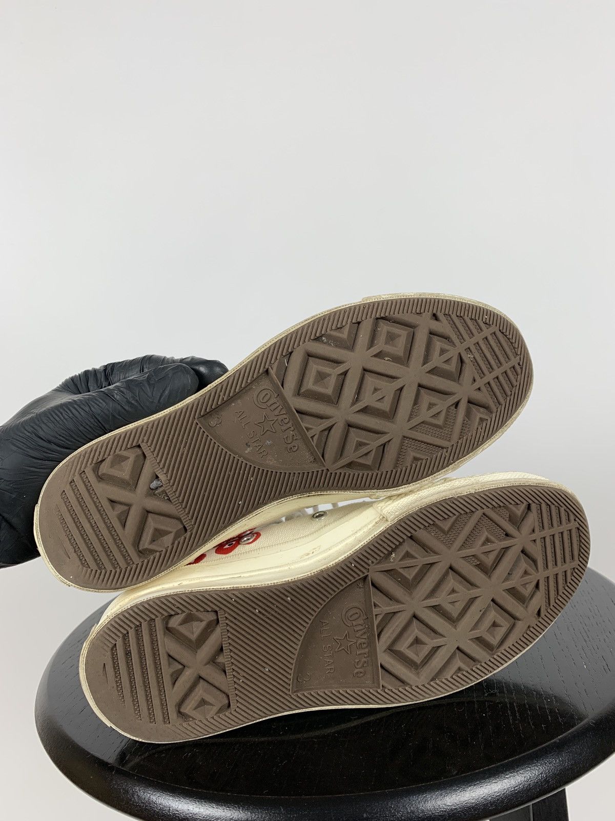 Comme des Garcons Comme Des Garçons x Chuck Taylor Converse All Star Hi Top Size US 5 / IT 35 - 18 Thumbnail
