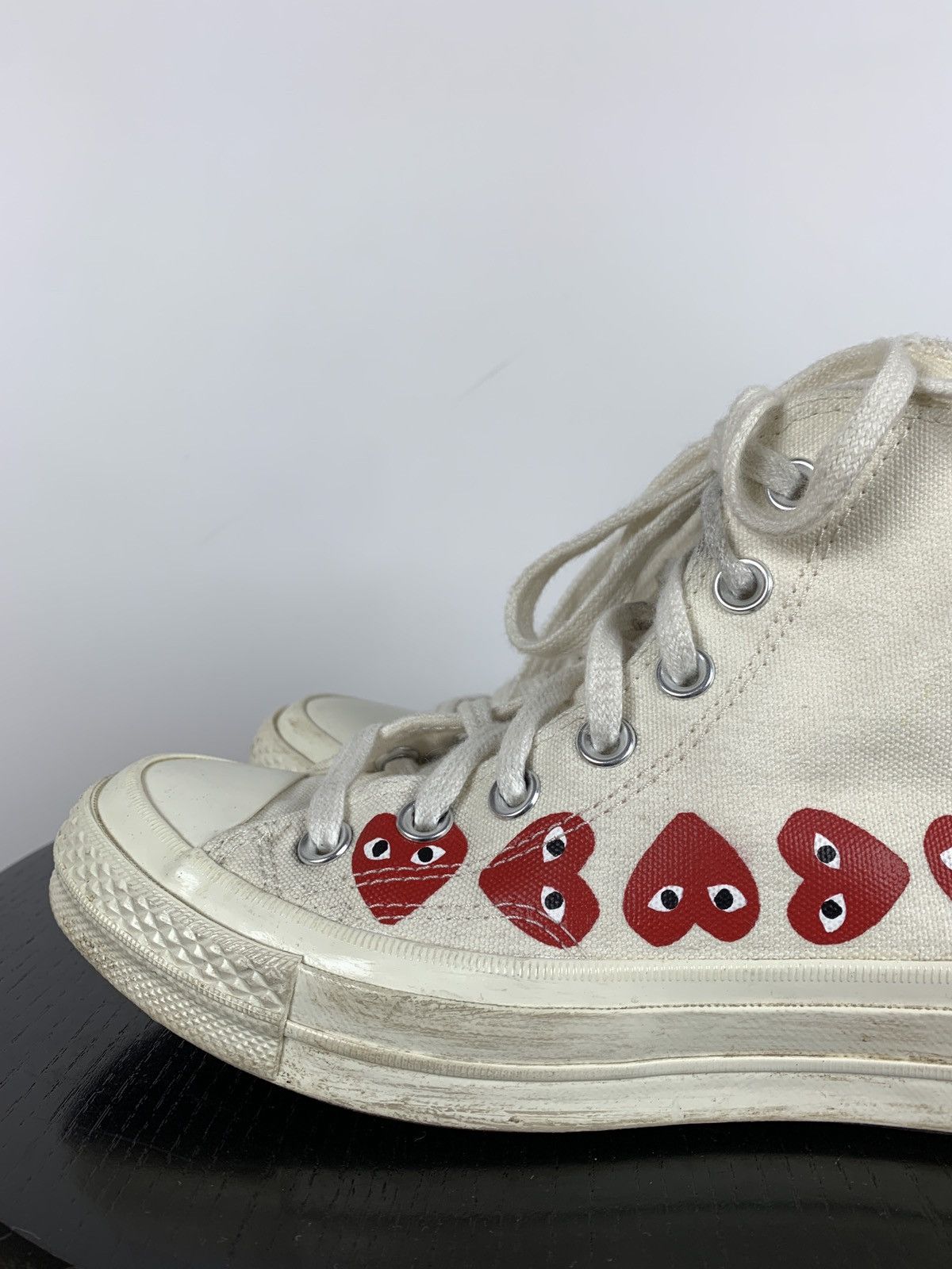 Comme des Garcons Comme Des Garçons x Chuck Taylor Converse All Star Hi Top Size US 5 / IT 35 - 11 Thumbnail