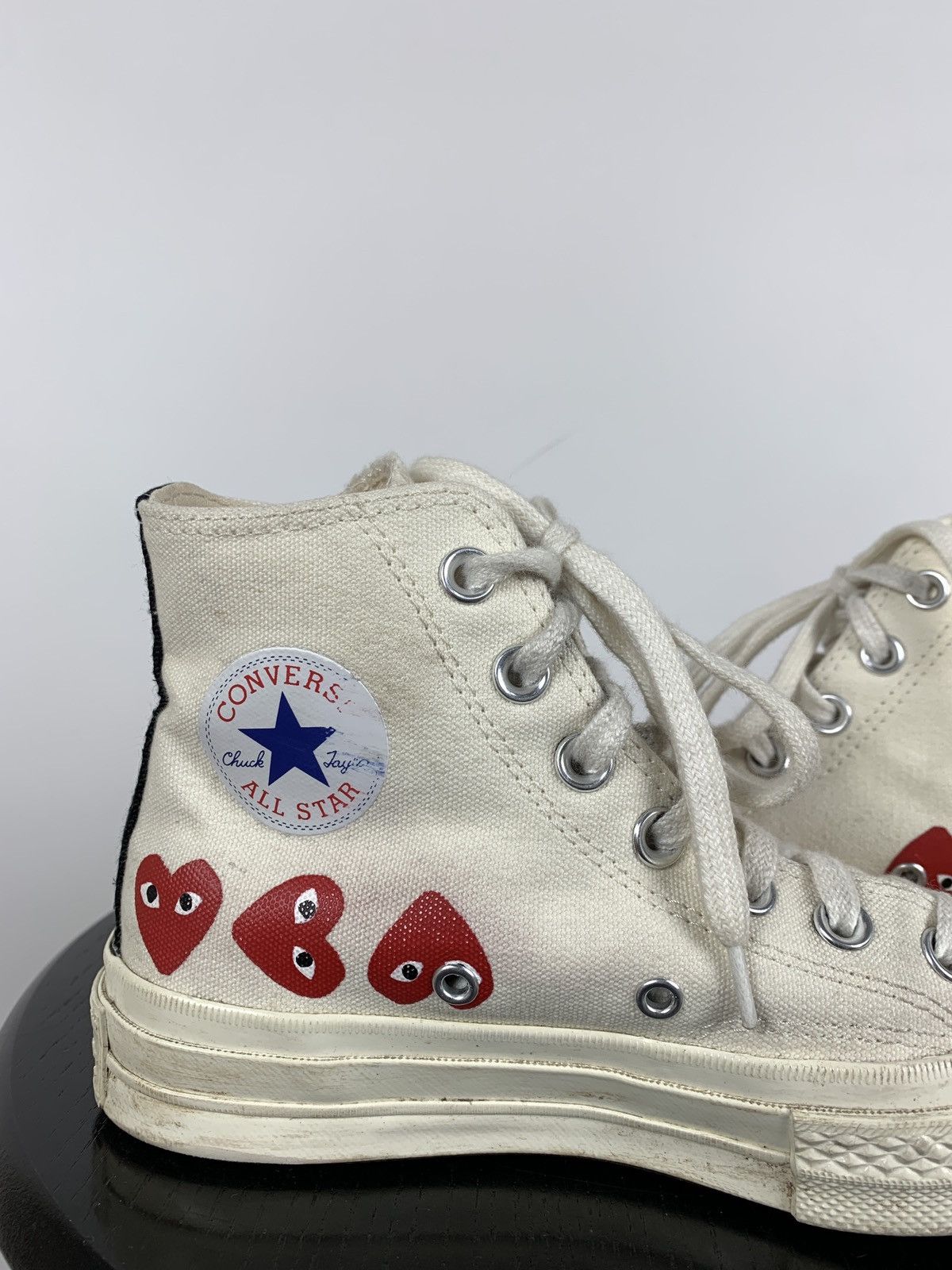 Comme des Garcons Comme Des Garçons x Chuck Taylor Converse All Star Hi Top Size US 5 / IT 35 - 16 Thumbnail