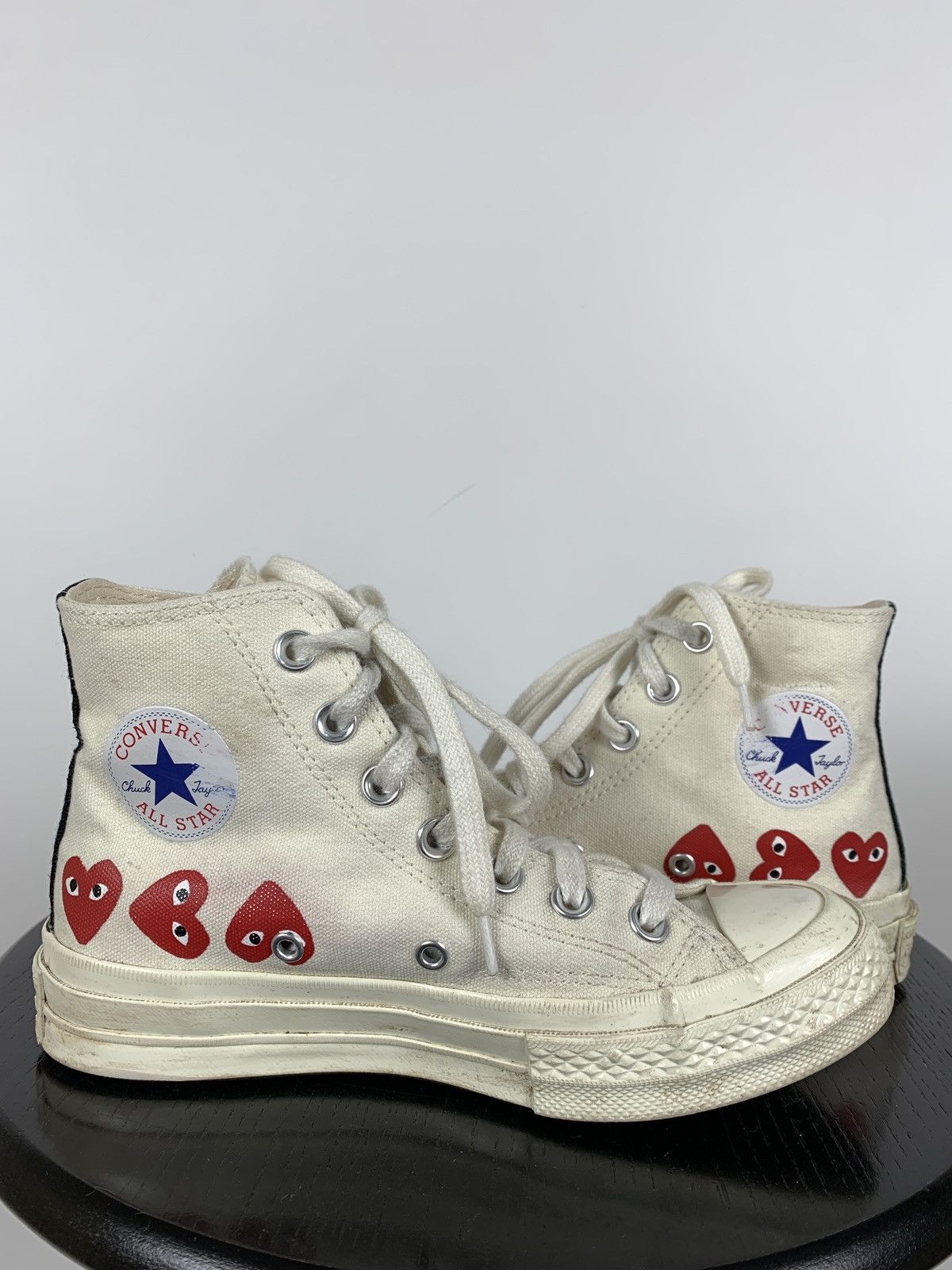 Comme des Garcons Comme Des Garçons x Chuck Taylor Converse All Star Hi Top Size US 5 / IT 35 - 7 Thumbnail