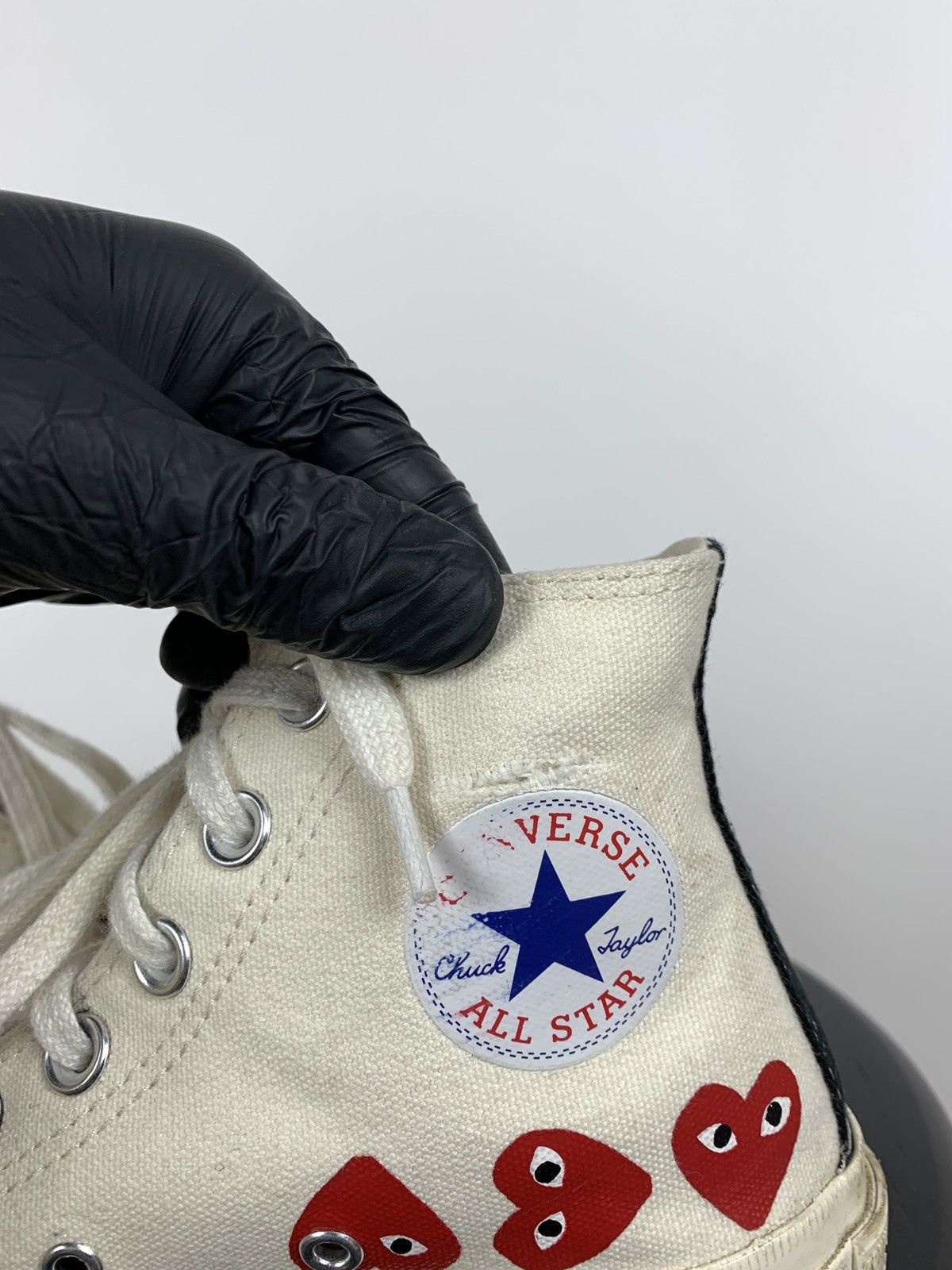 Comme des Garcons Comme Des Garçons x Chuck Taylor Converse All Star Hi Top Size US 5 / IT 35 - 15 Thumbnail