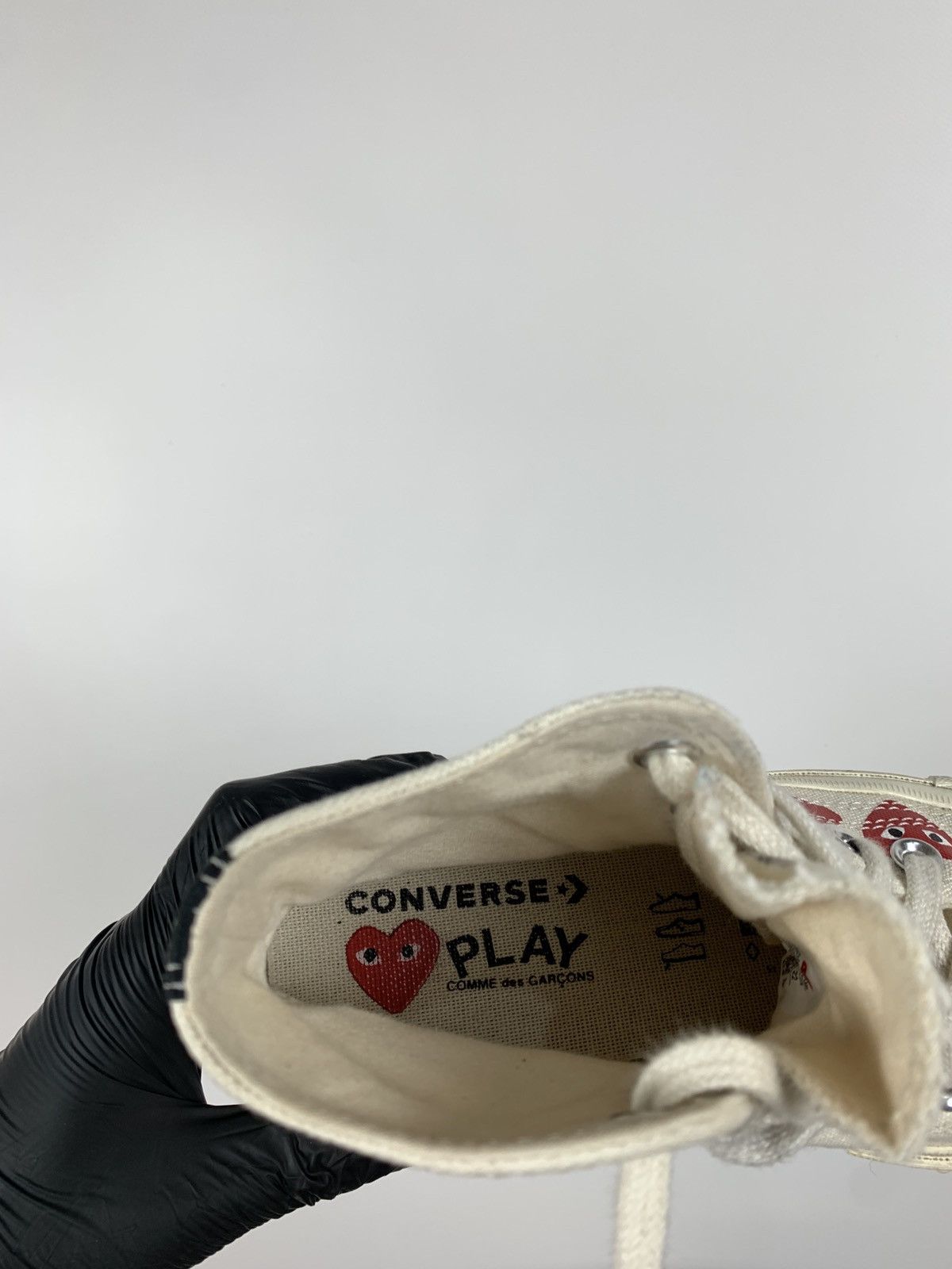 Comme des Garcons Comme Des Garçons x Chuck Taylor Converse All Star Hi Top Size US 5 / IT 35 - 19 Thumbnail
