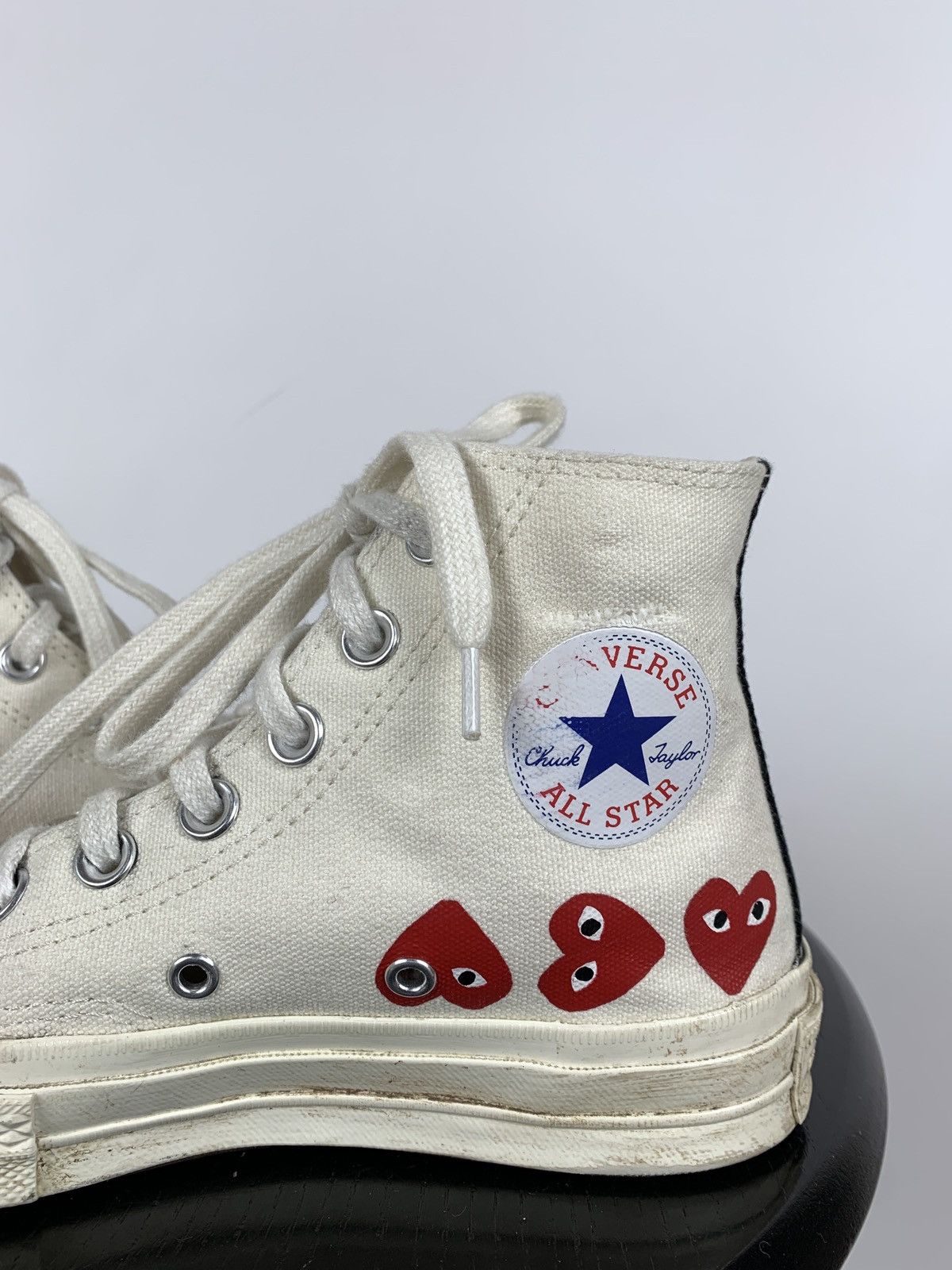 Comme des Garcons Comme Des Garçons x Chuck Taylor Converse All Star Hi Top Size US 5 / IT 35 - 14 Thumbnail