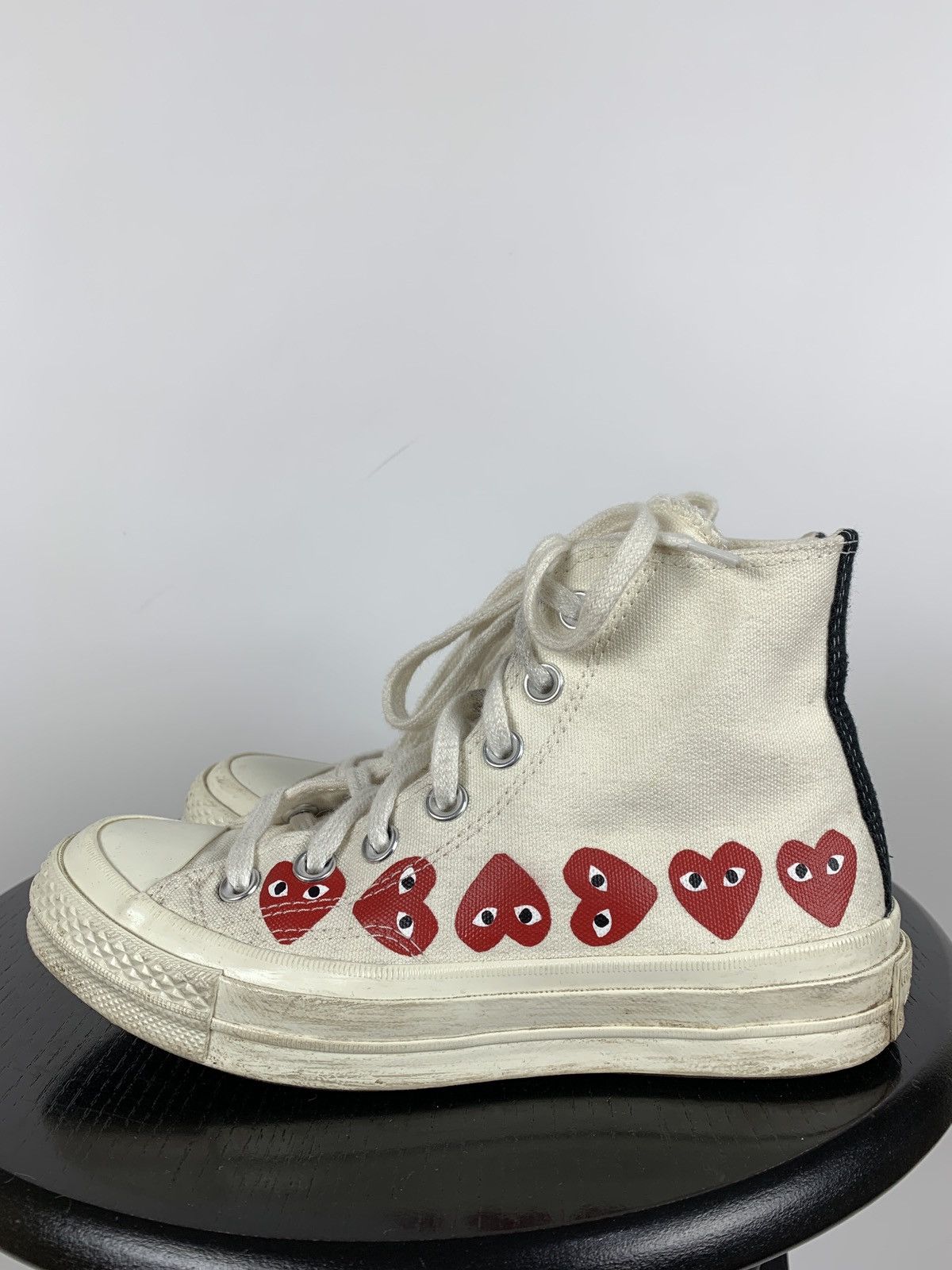 Comme des Garcons Comme Des Garçons x Chuck Taylor Converse All Star Hi Top Size US 5 / IT 35 - 2 Thumbnail
