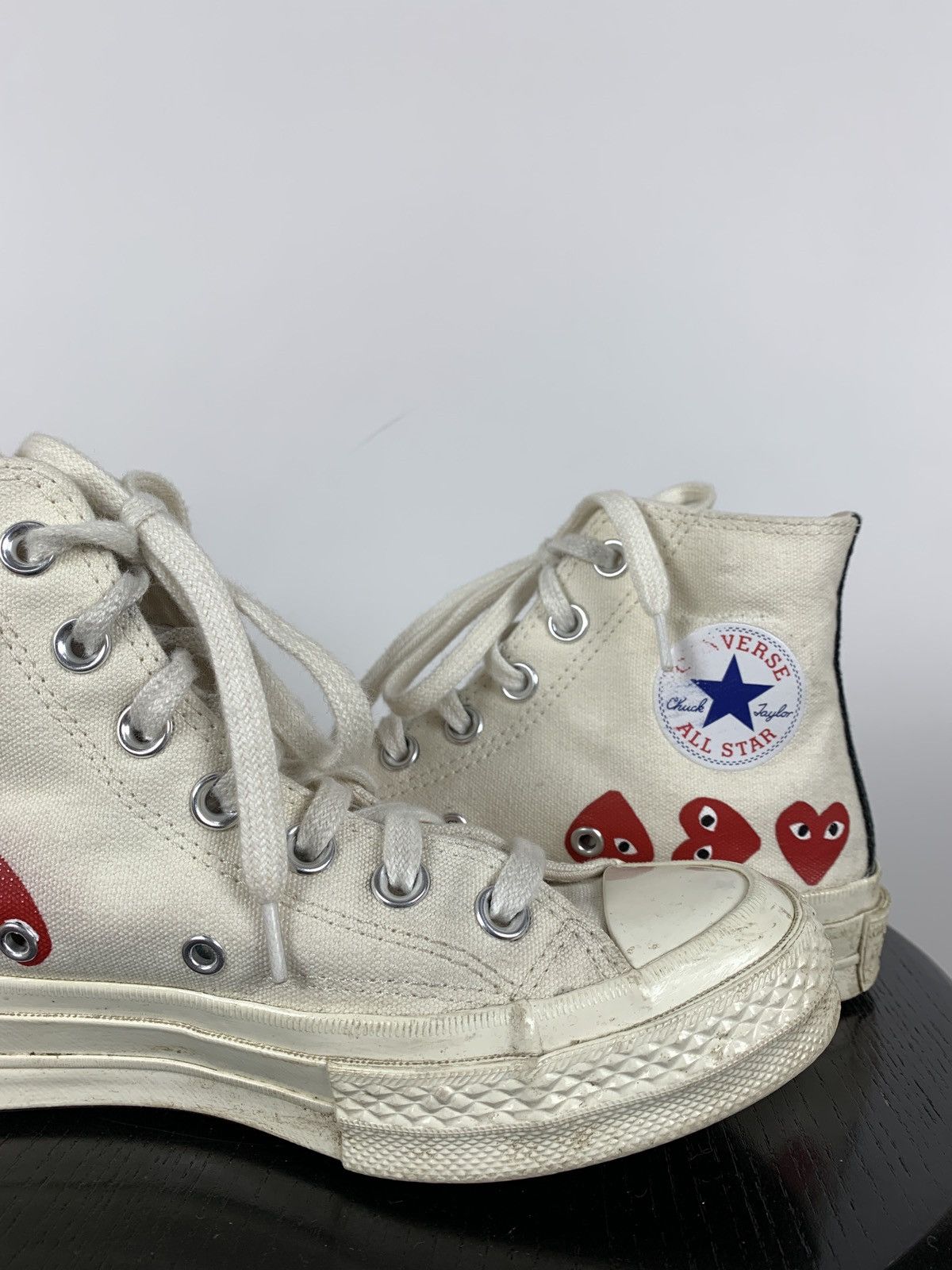 Comme des Garcons Comme Des Garçons x Chuck Taylor Converse All Star Hi Top Size US 5 / IT 35 - 17 Thumbnail