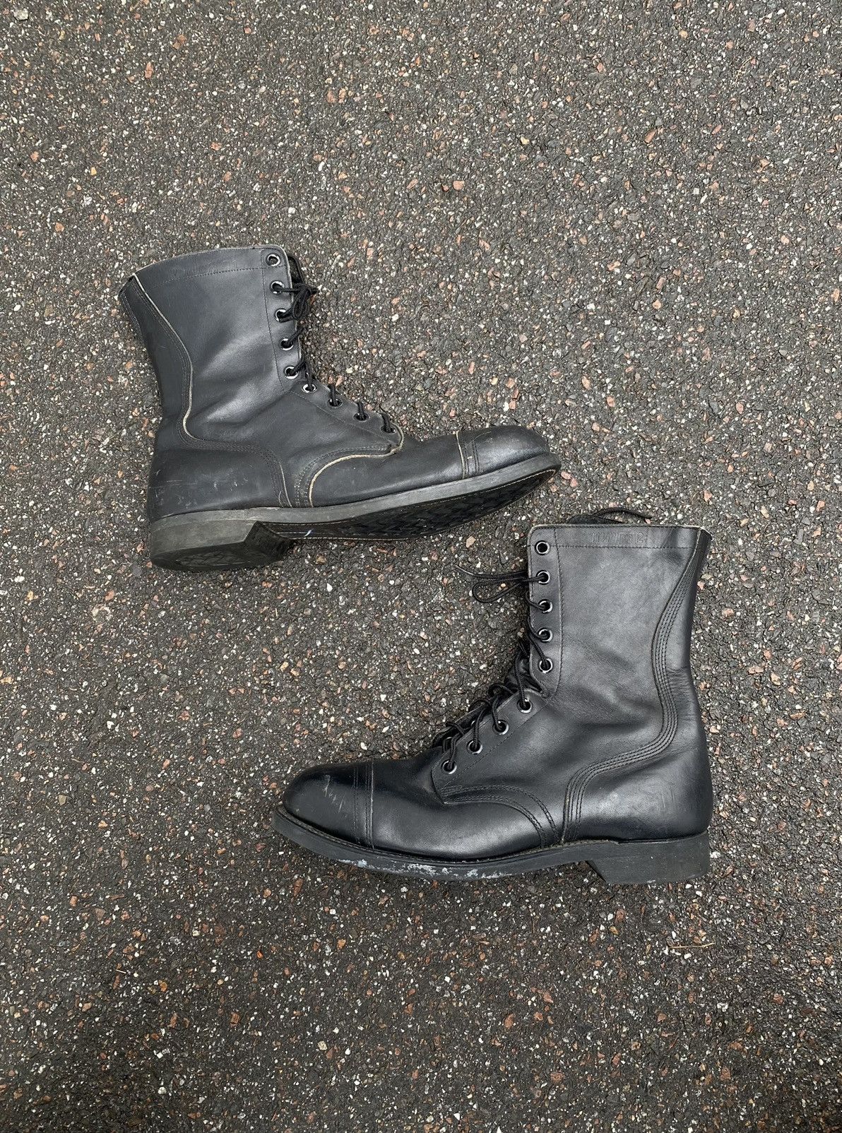 Vintage Biltrite ANSI Z411983 75 US Combat Leather Steel Toe Boots Grailed