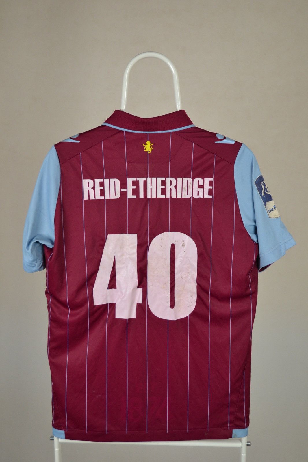 Vintage Aston Villa 2015 FA cup shirt vs Arsenal macron jersey #40 Size US XS / EU 42 / 0 - 2 Thumbnail