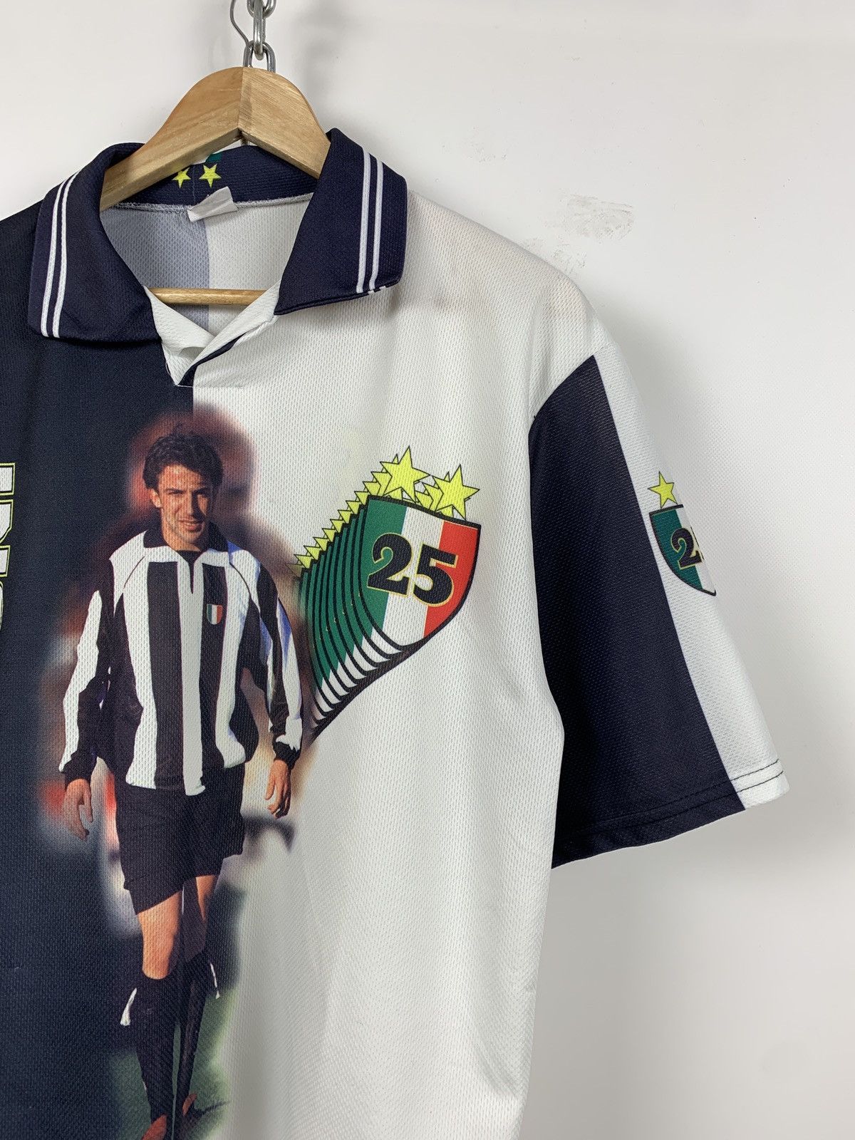 Vintage Sampioni Alessandro Del Piero #10 All Over Print T Shirt Size US XL / EU 56 / 4 - 4 Thumbnail