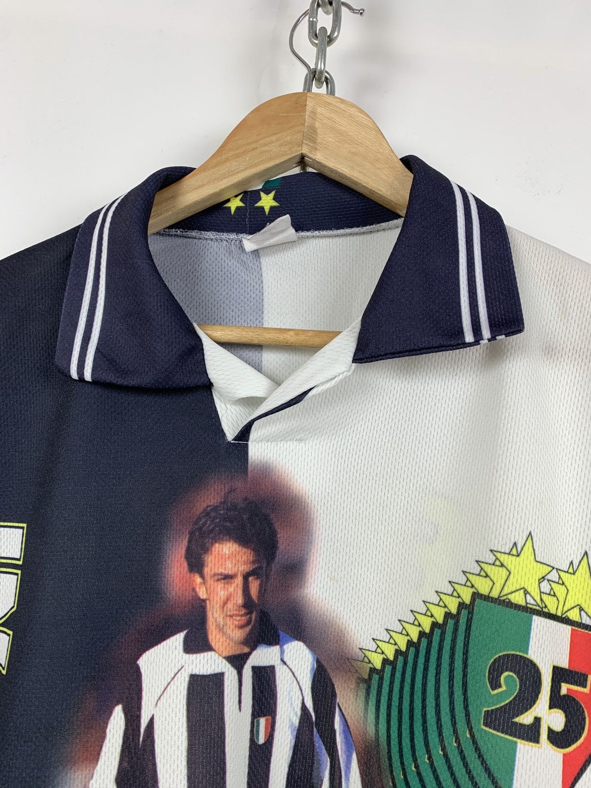 Vintage Sampioni Alessandro Del Piero #10 All Over Print T Shirt Size US XL / EU 56 / 4 - 5 Thumbnail