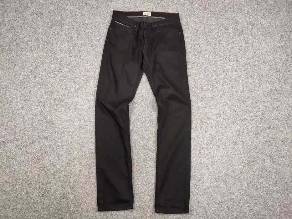 Tommy Hilfiger Tommy Hilfiger Scanton Chicago Stretch Denim Black Jeans Size US 32 / EU 48 - 6 Thumbnail