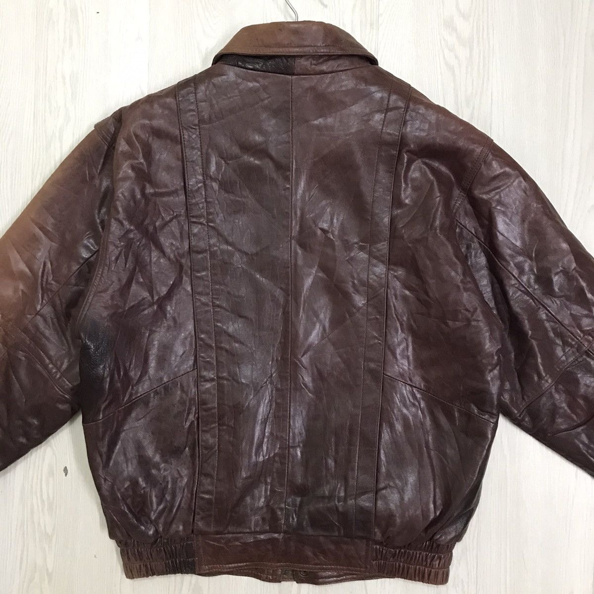 If Six Was Nine × Vintage 💥RARE💥 Lordanthony Vintage Leather Bomber Jacket Sheepskin Size US M / EU 48-50 / 2 - 10 Thumbnail
