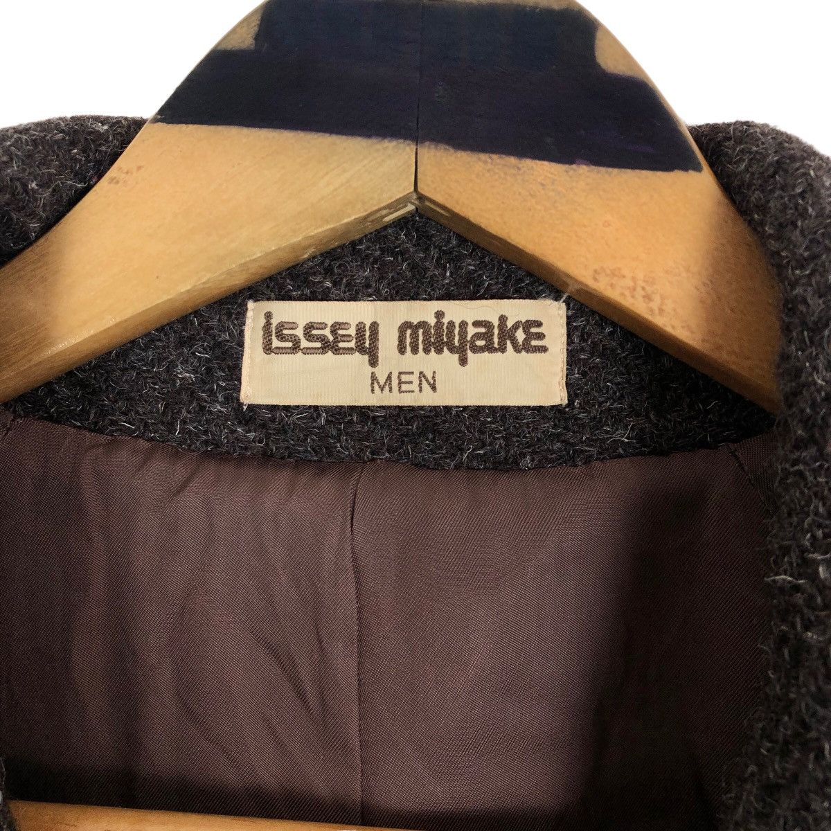 Issey Miyake Vintage 80s Issey Miyake Men Wool Single Breasted Jacket Size US M / EU 48-50 / 2 - 3 Thumbnail