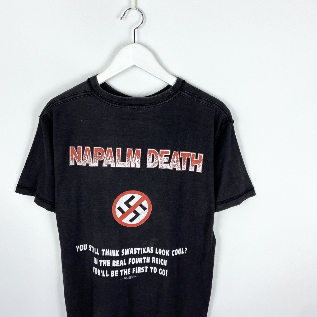 Band Tees Vintage Y2K Napalm Death Anti x Marduk reversible tee rare Size US L / EU 52-54 / 3 - 3 Thumbnail