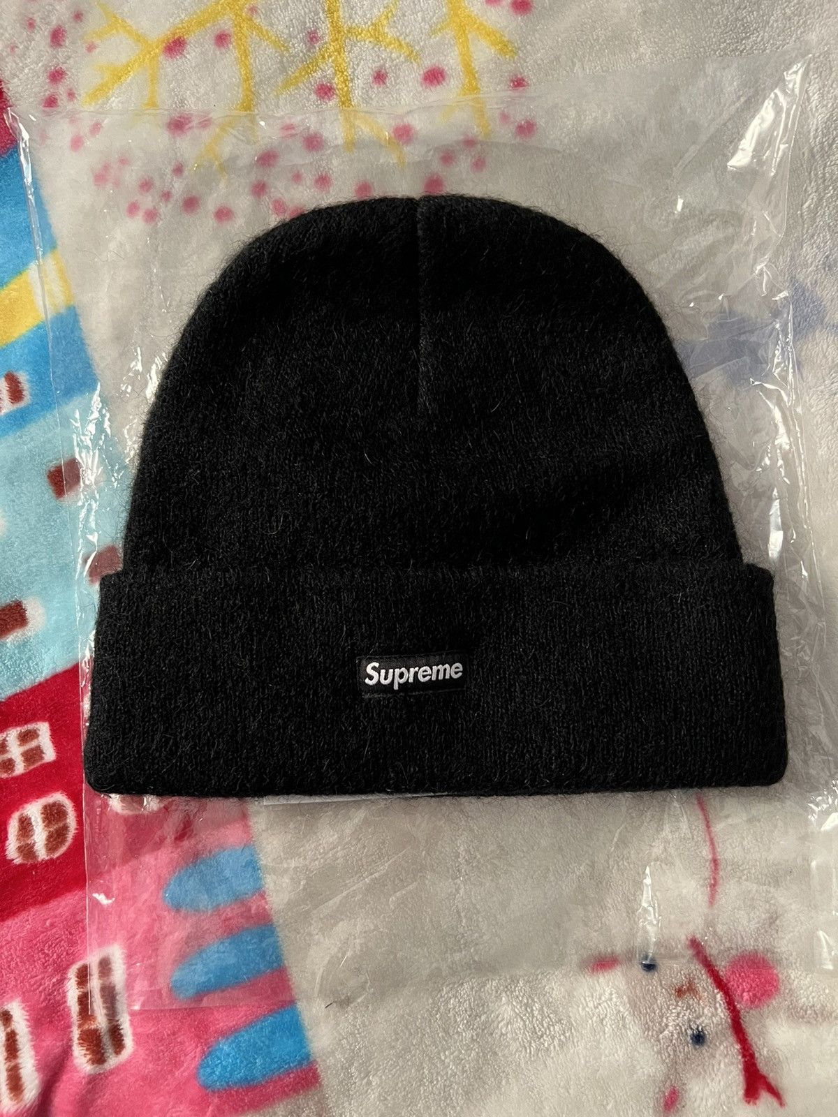Supreme Supreme Mohair Beanie Black FW22 Size ONE SIZE - 2 Thumbnail
