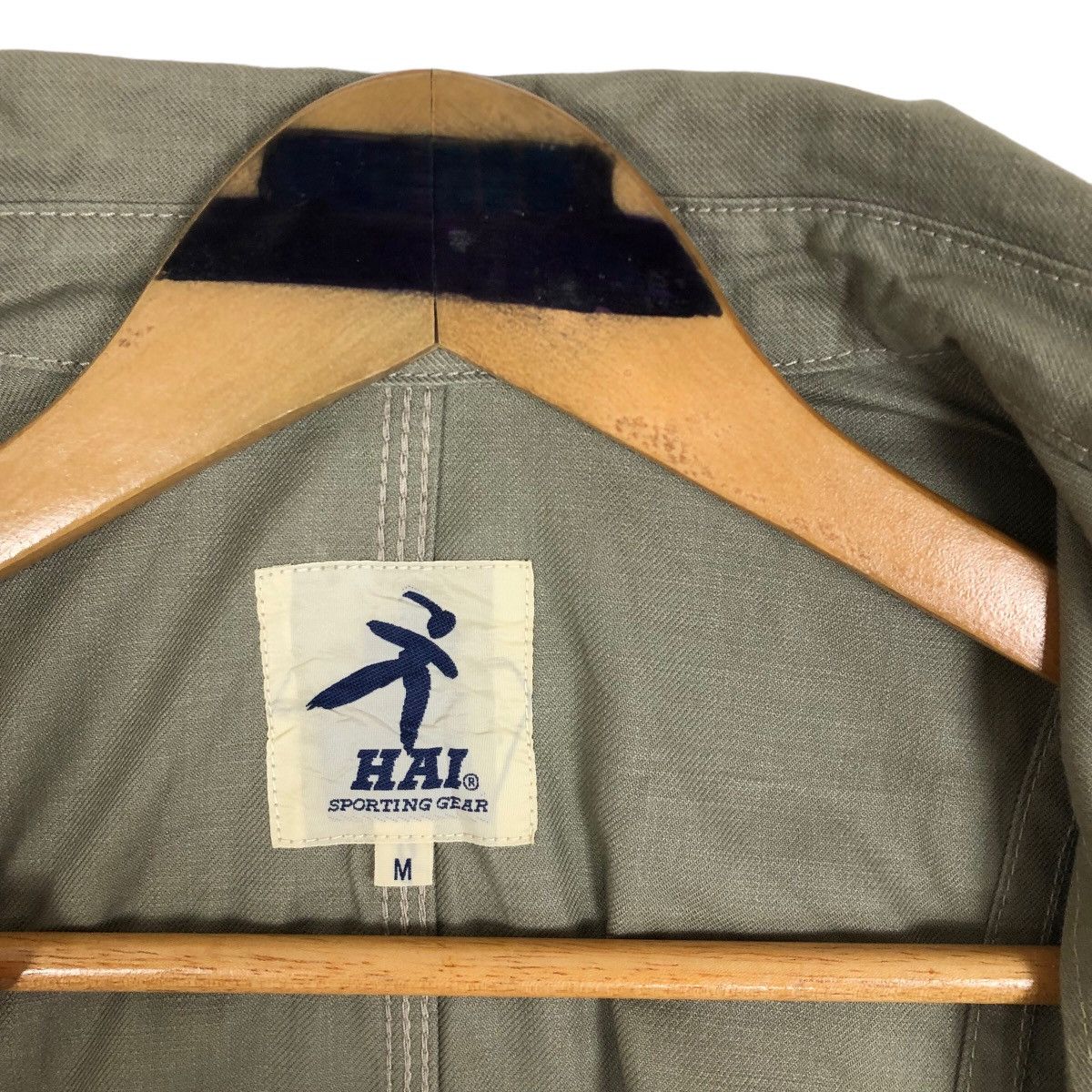 Hai Sporting Gear Vintage 90s Hai Sporting Gear Cotton Canvas Light Jacket Size US L / EU 52-54 / 3 - 3 Thumbnail