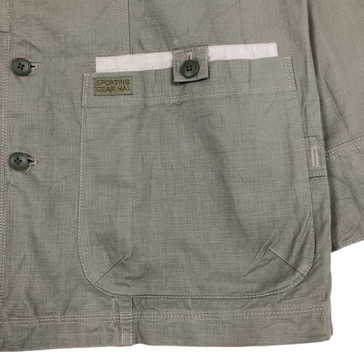 Hai Sporting Gear Vintage 90s Hai Sporting Gear Cotton Canvas Light Jacket Size US L / EU 52-54 / 3 - 10 Thumbnail