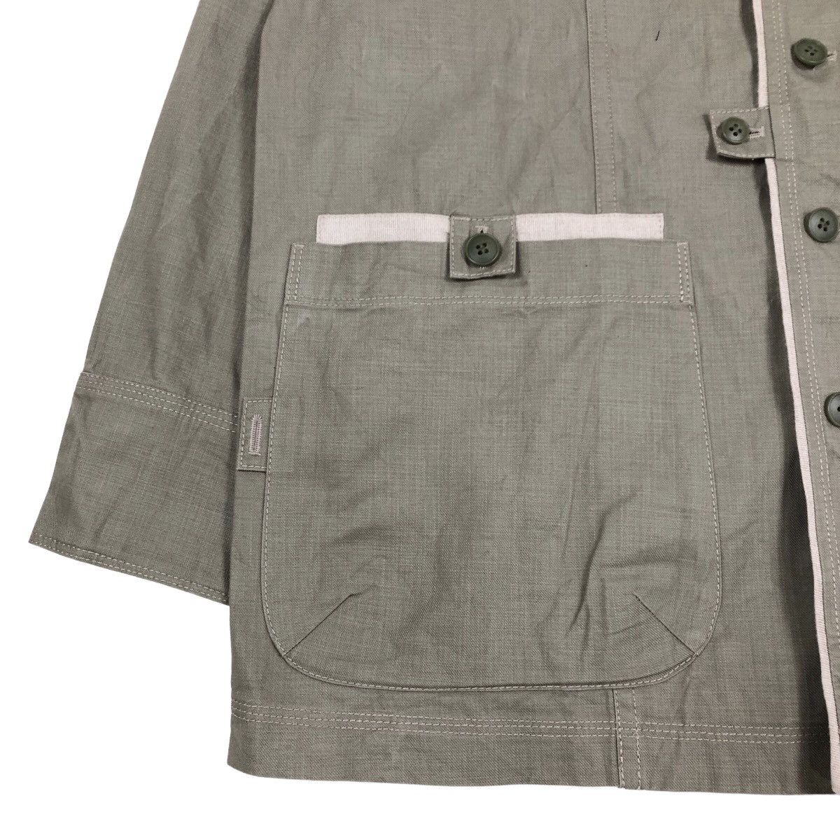 Hai Sporting Gear Vintage 90s Hai Sporting Gear Cotton Canvas Light Jacket Size US L / EU 52-54 / 3 - 12 Thumbnail