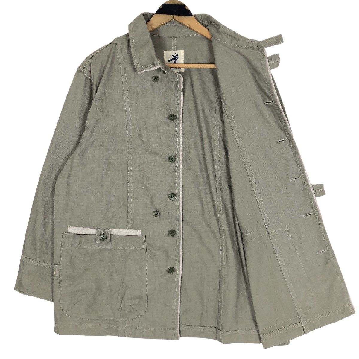 Hai Sporting Gear Vintage 90s Hai Sporting Gear Cotton Canvas Light Jacket Size US L / EU 52-54 / 3 - 9 Thumbnail