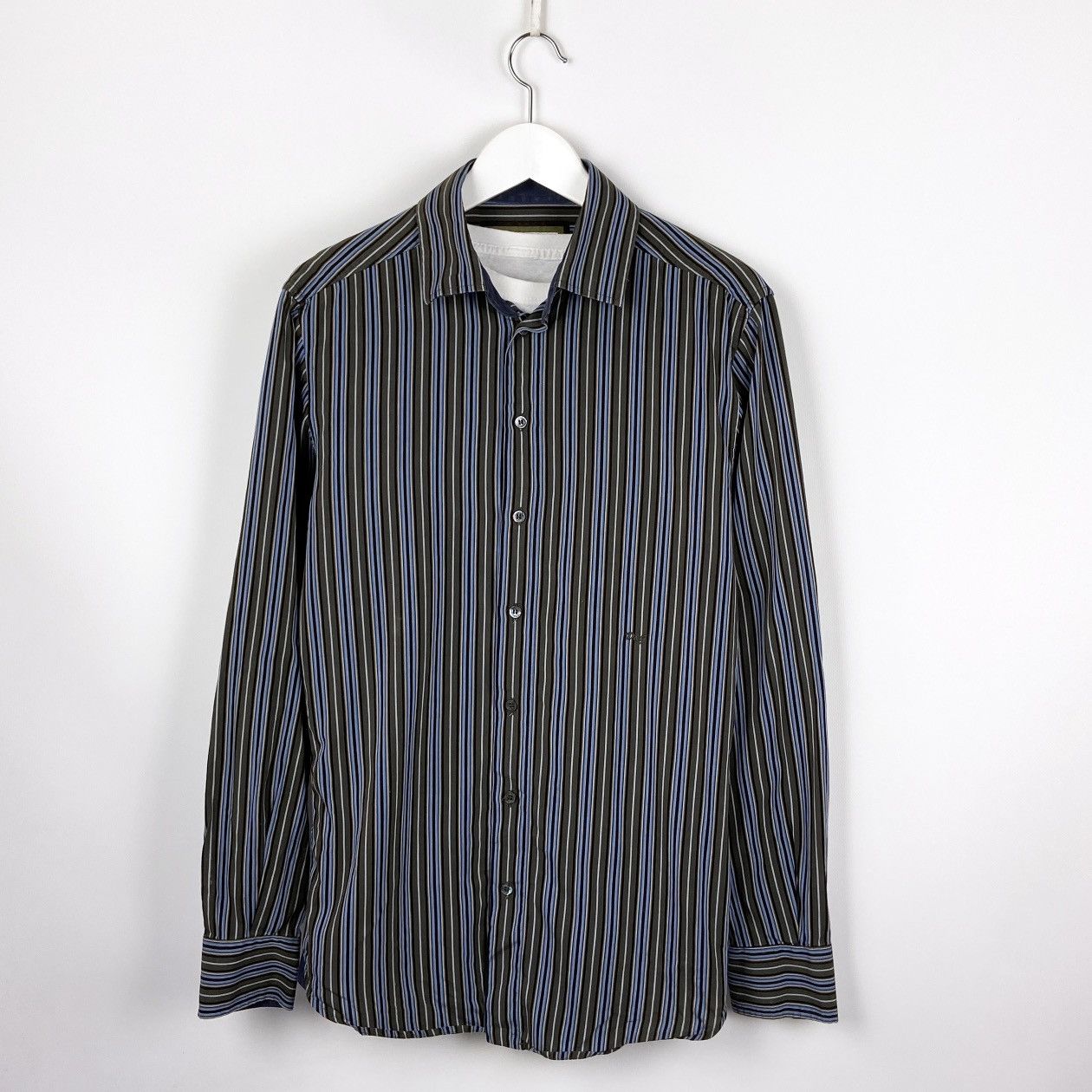 Dolce & Gabbana Vintage 90s Dolce & Gabanna Striped tee embroidered logo Size US L / EU 52-54 / 3 - 1 Thumbnail