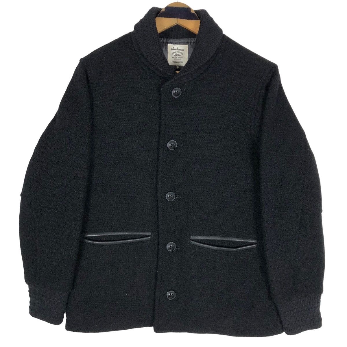 Jackman Vintage Jackman Tanabe Meriyasu Wool Shawl Collar Jacket Size US S / EU 44-46 / 1 - 1 Thumbnail