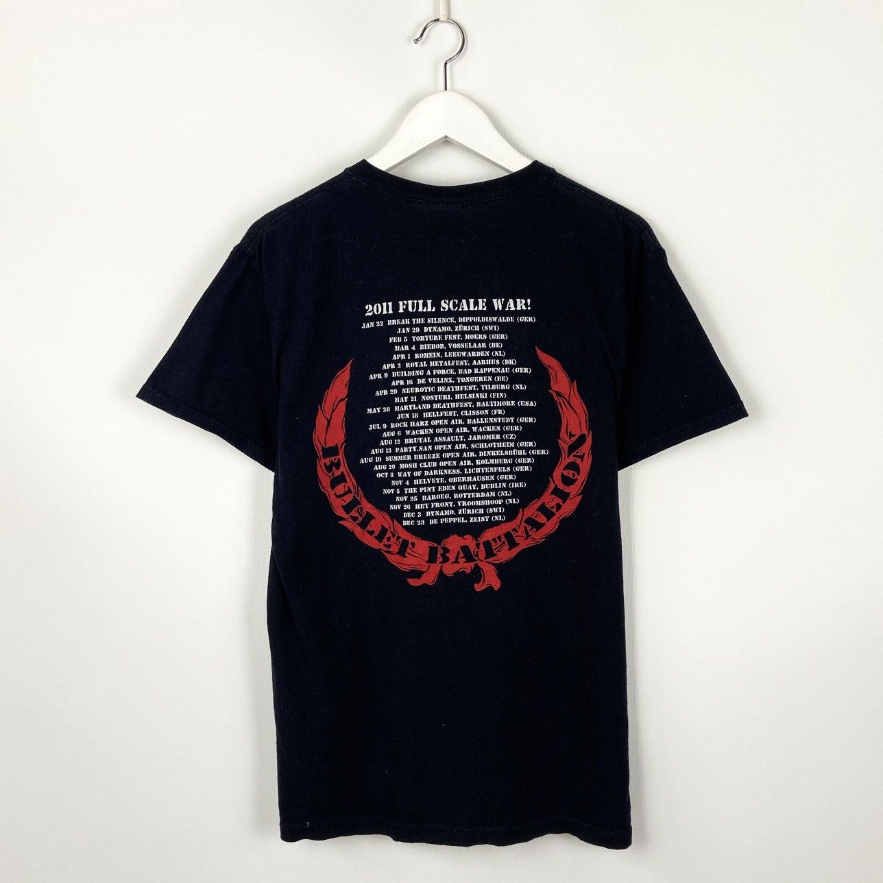 Band Tees Vintage Y2K Hail of Bullets Full Scale War Bullet Rock tee Size US M / EU 48-50 / 2 - 2 Thumbnail