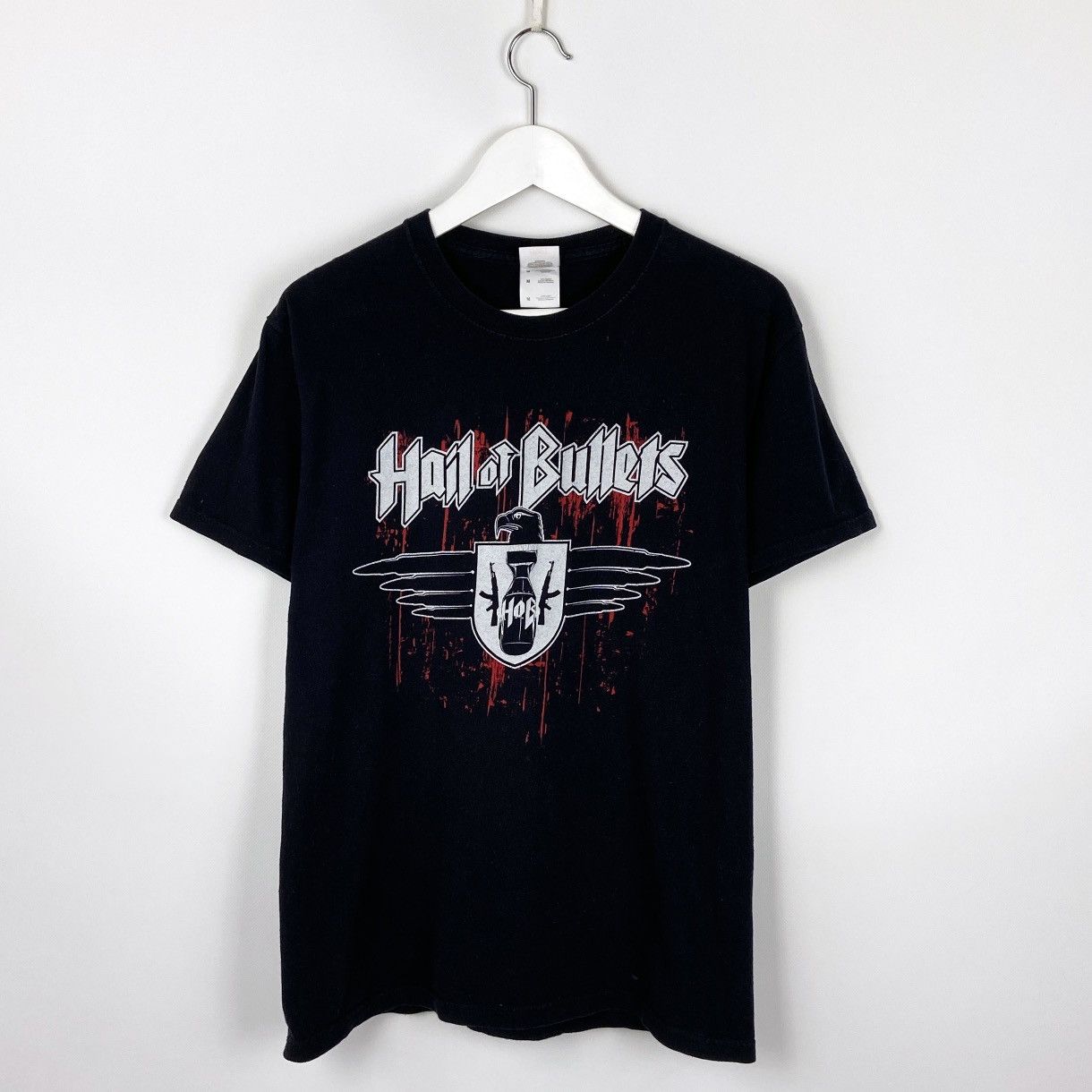 Band Tees Vintage Y2K Hail of Bullets Full Scale War Bullet Rock tee Size US M / EU 48-50 / 2 - 1 Thumbnail