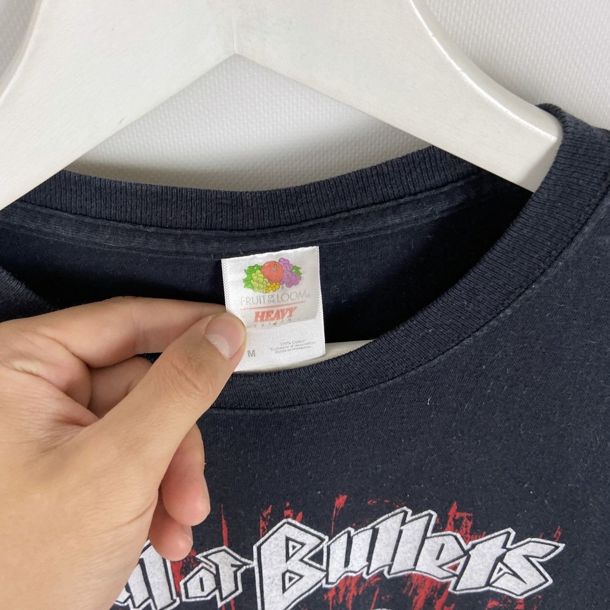 Band Tees Vintage Y2K Hail of Bullets Full Scale War Bullet Rock tee Size US M / EU 48-50 / 2 - 5 Thumbnail