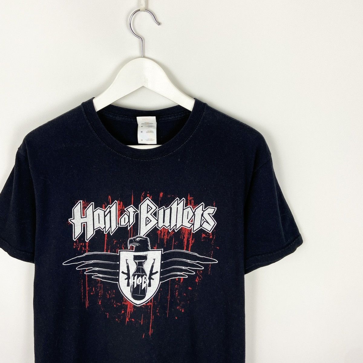 Band Tees Vintage Y2K Hail of Bullets Full Scale War Bullet Rock tee Size US M / EU 48-50 / 2 - 3 Thumbnail
