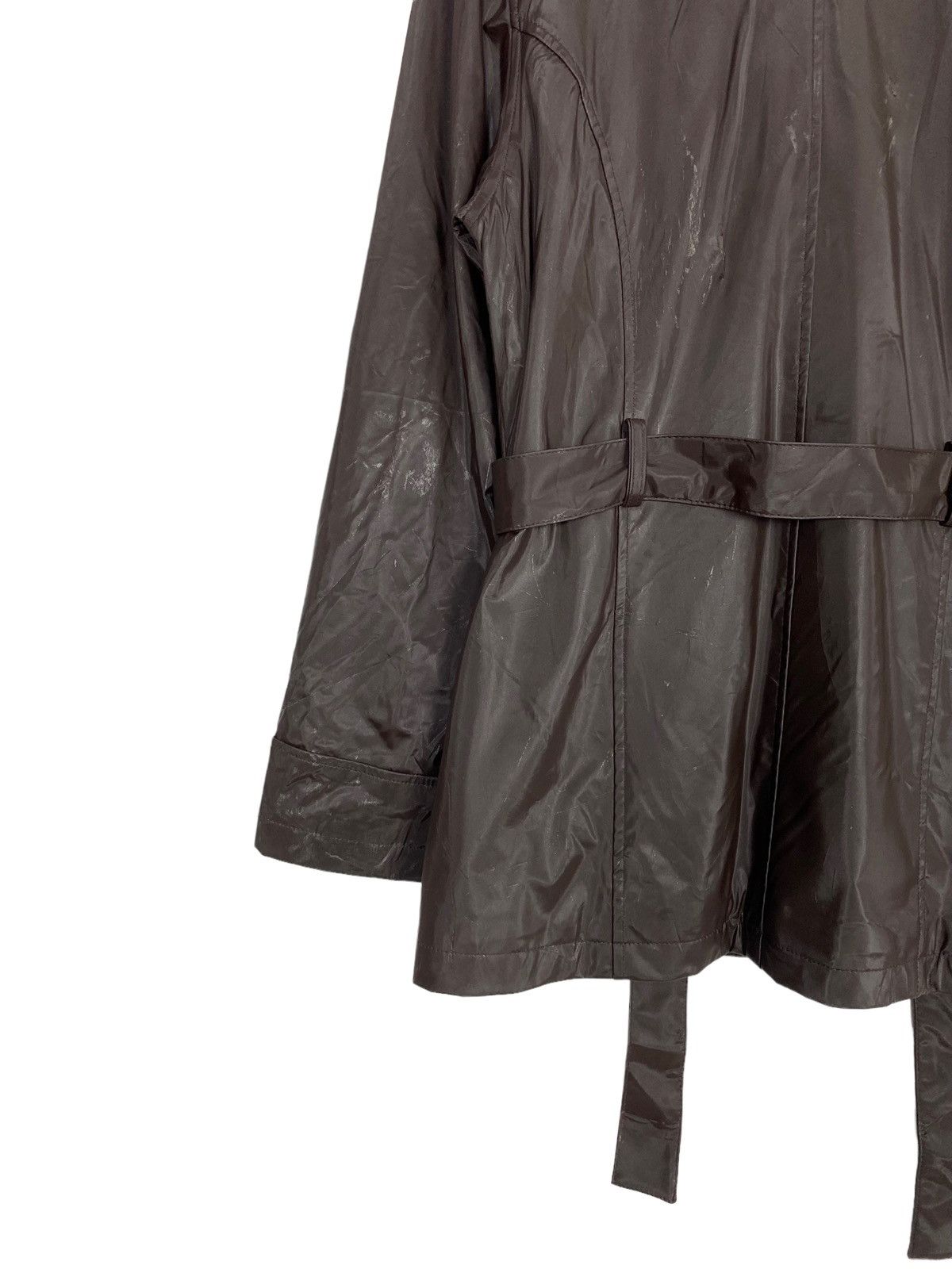 Giorgio Armani Rare‼️ Giorgio Armani Belted Jacket Faux Fur Colar Size M / US 6-8 / IT 42-44 - 7 Thumbnail