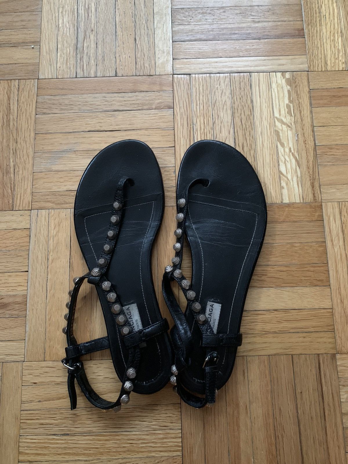 Authentic Balenciaga studded sandals