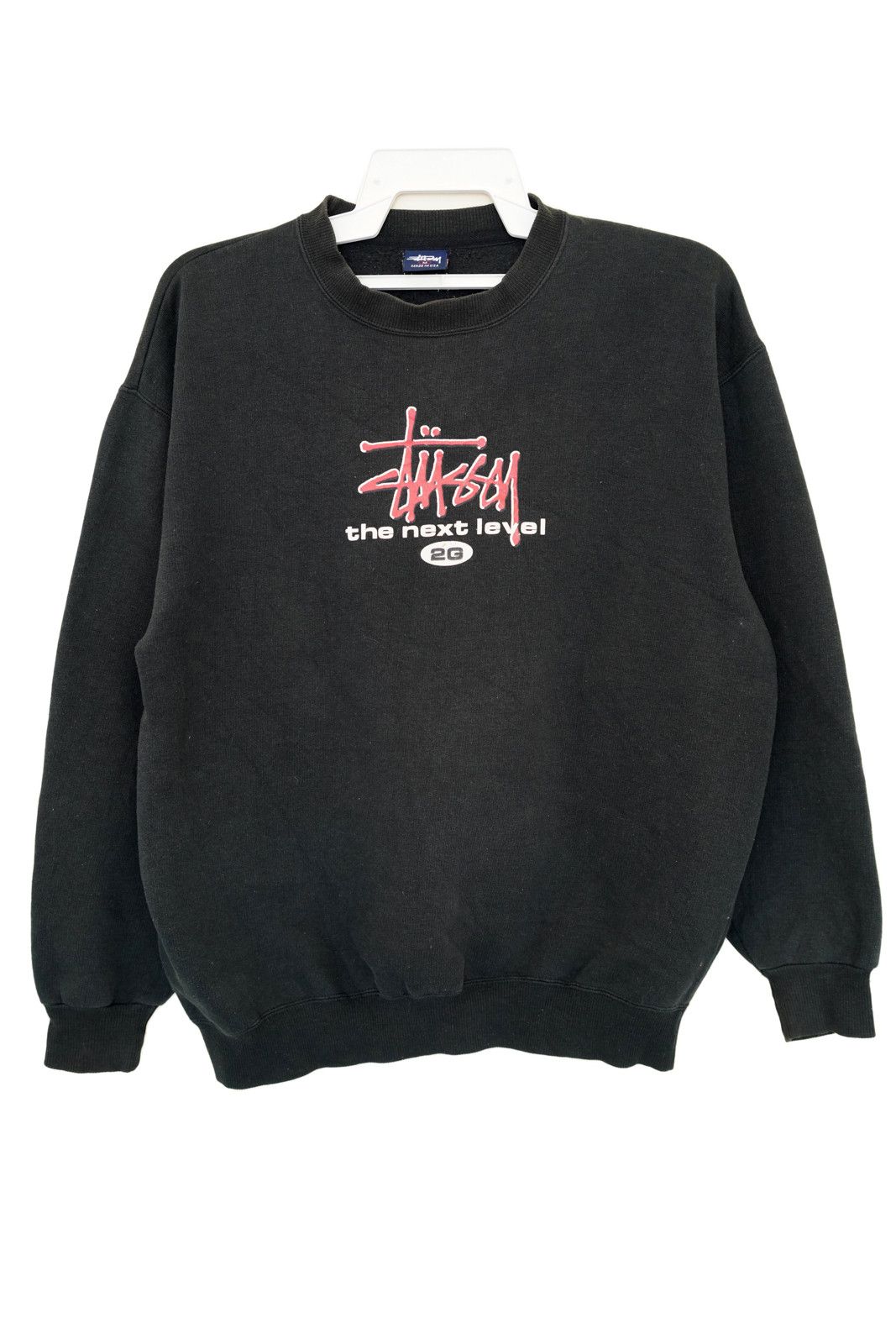 Stussy × Vintage Vintage Stussy The Next Level 2G Sweatshirt, USA Size US M / EU 48-50 / 2 - 1 Thumbnail