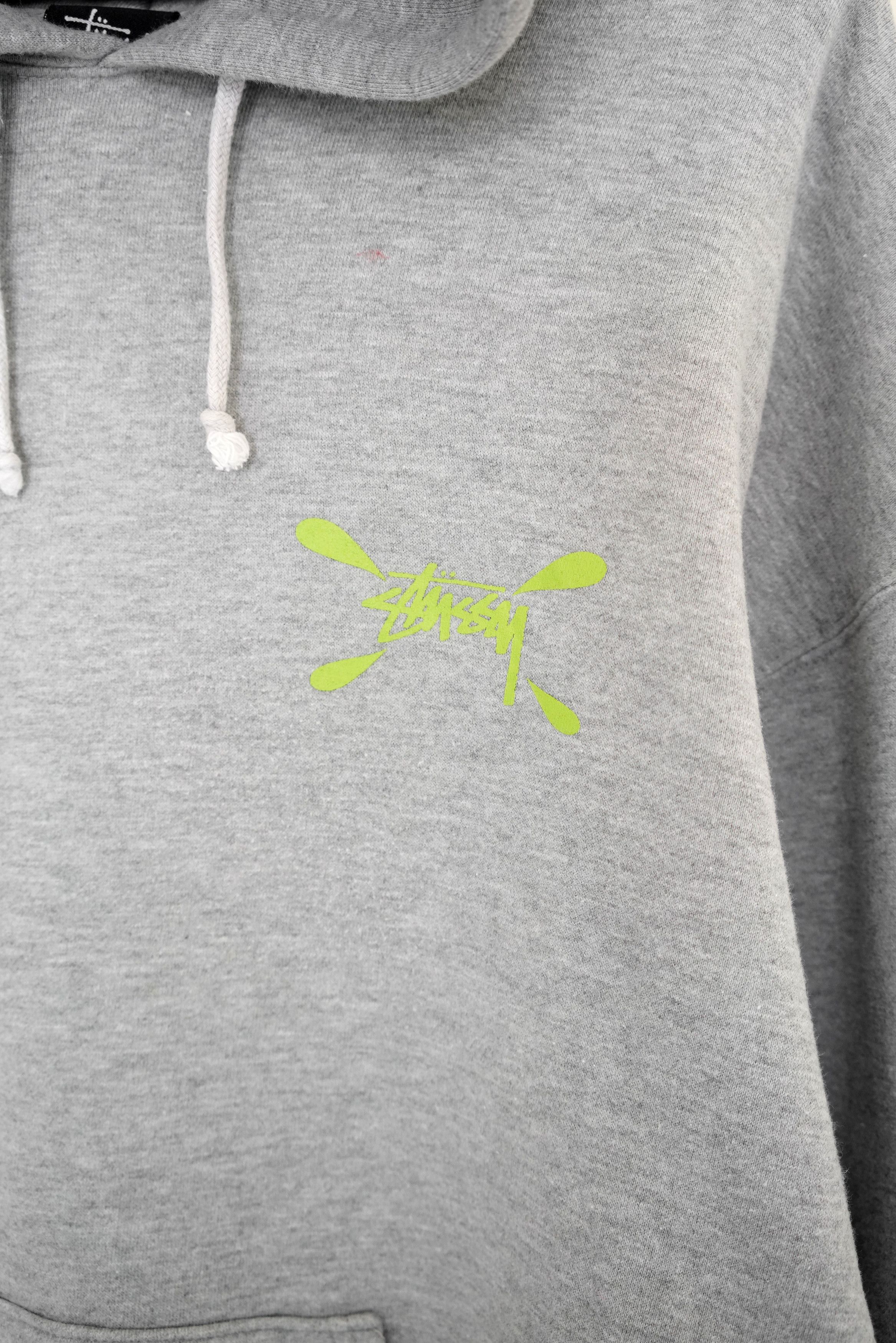 Stussy × Vintage Vintage Stussy Backhit Spellout Hoodie Size US L / EU 52-54 / 3 - 3 Thumbnail