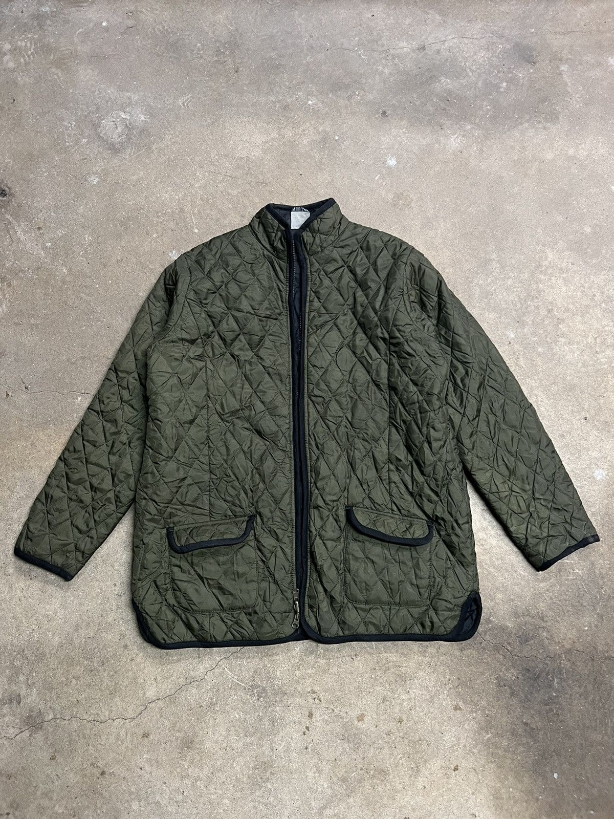 Vintage Vintage 90's Military Quilted Reversible Jacket Size US XL / EU 56 / 4 - 1 Thumbnail