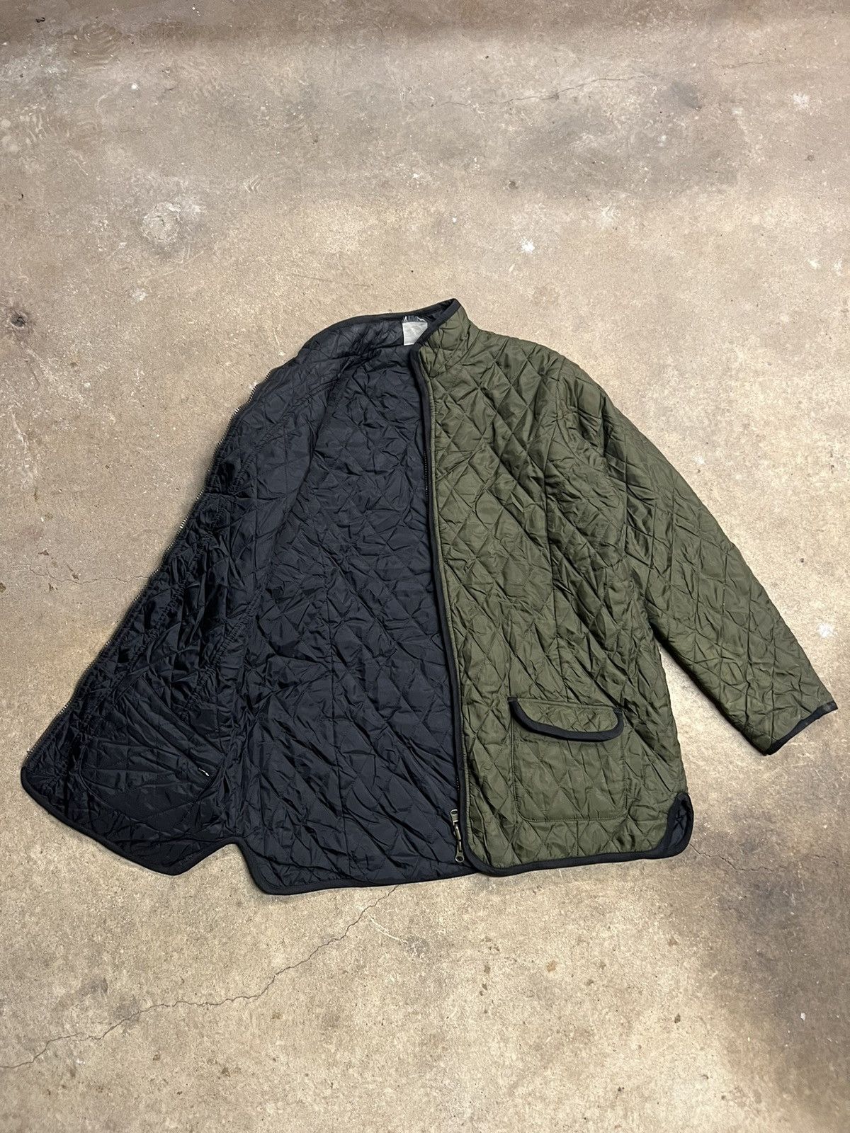 Vintage Vintage 90's Military Quilted Reversible Jacket Size US XL / EU 56 / 4 - 4 Thumbnail