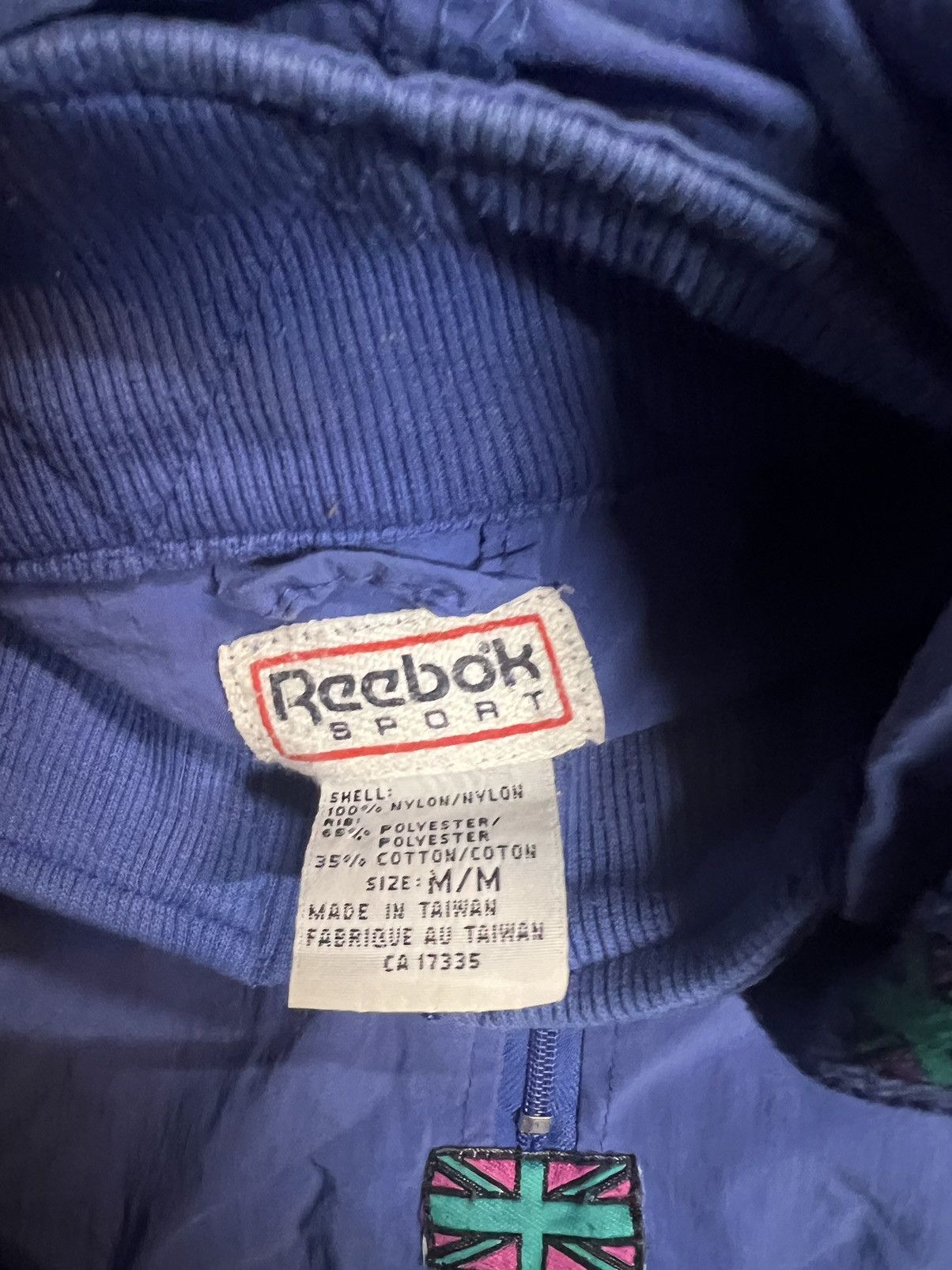 Reebok × Vintage Vintage 90's Reebok Half Zip WIndbreaker Jacket Size US M / EU 48-50 / 2 - 3 Thumbnail