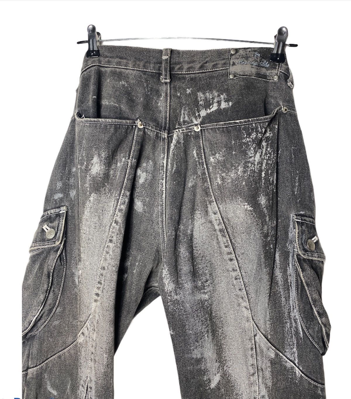 Hysteric Glamour × PPFM Insane Denim Cargo By Berning Sho Size 33” Size US 33 - 4 Thumbnail