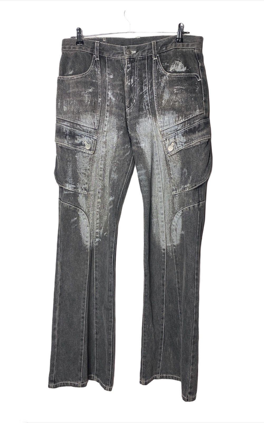 Insane Denim Cargo By Berning Sho Size 33”