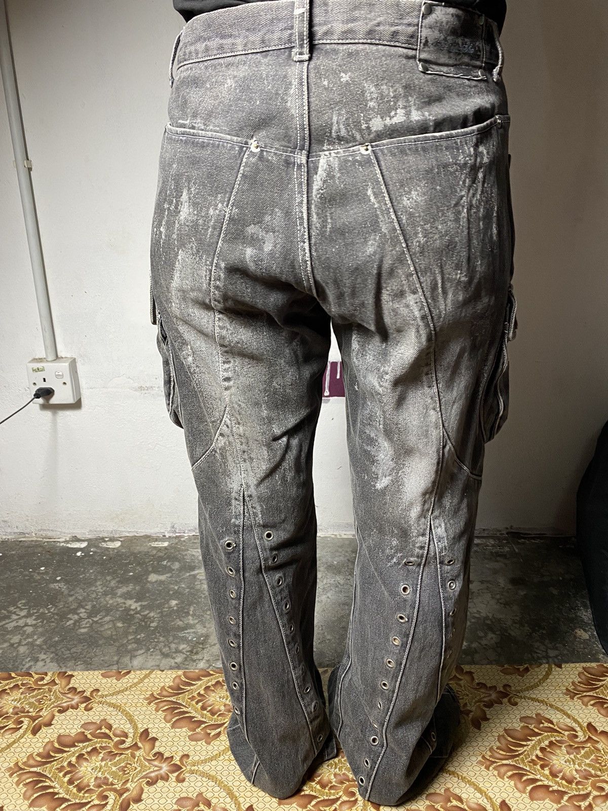 Hysteric Glamour × PPFM Insane Denim Cargo By Berning Sho Size 33” Size US 33 - 11 Thumbnail