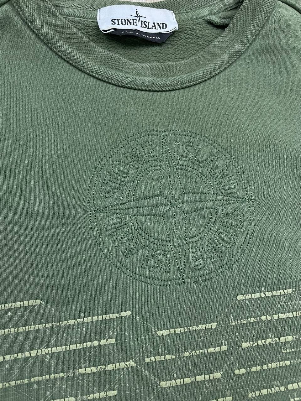Stone Island Stone Island Big Logo Crewneck Sweatshirt Size US L / EU 52-54 / 3 - 2 Thumbnail