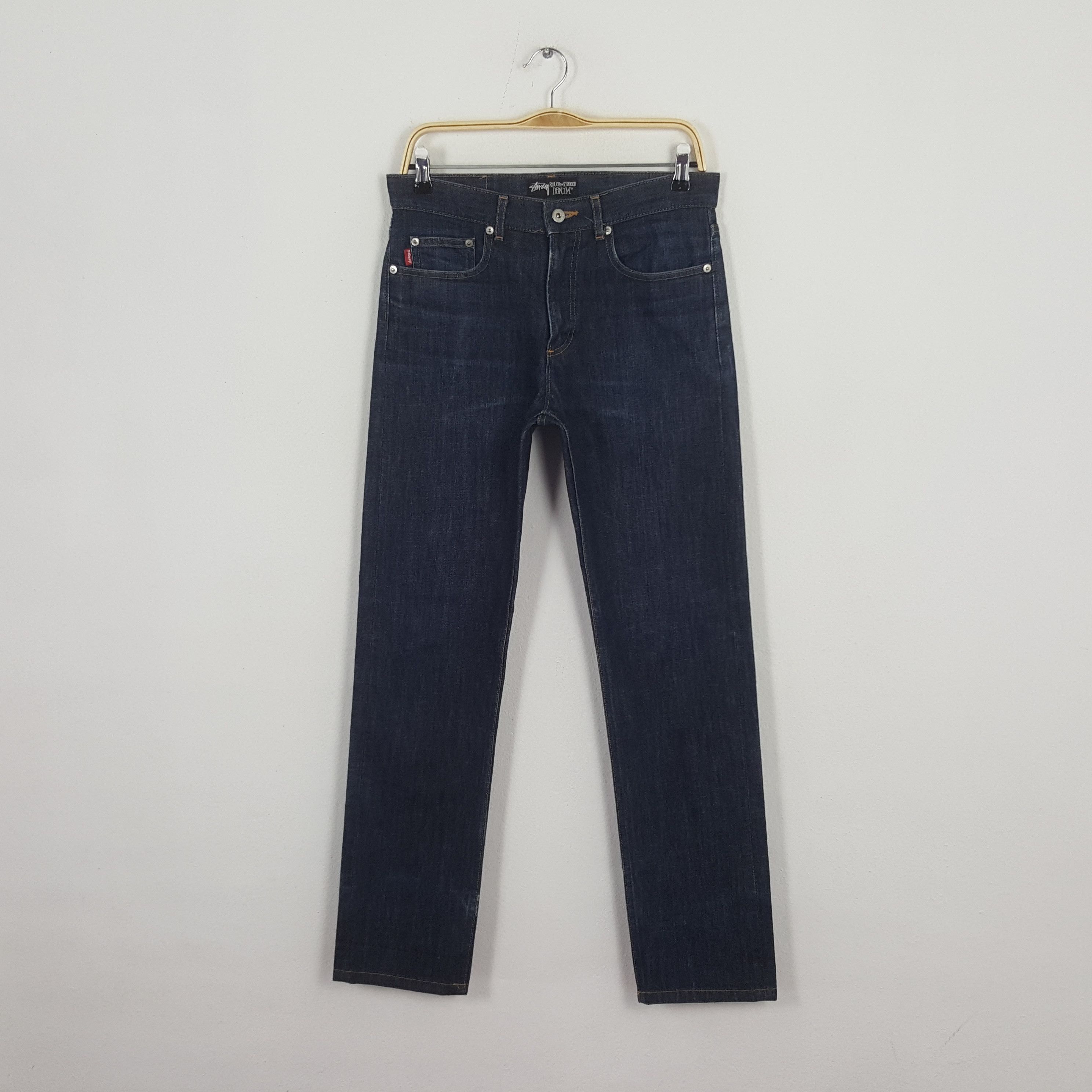 Japanese Brand × Stussy × Vintage Vintage Stussy Streetwear Skateboard Custom Denim Jeans Size US 31 - 4 Thumbnail
