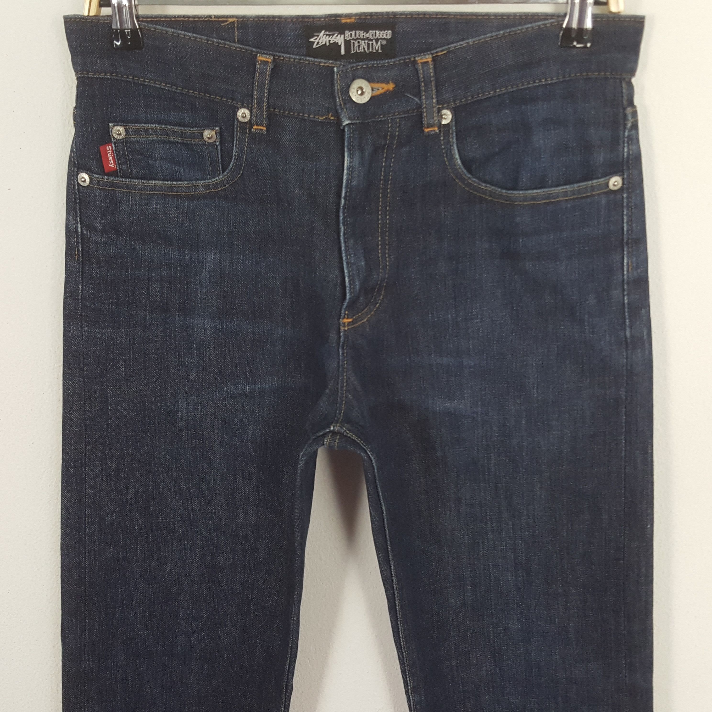 Japanese Brand × Stussy × Vintage Vintage Stussy Streetwear Skateboard Custom Denim Jeans Size US 31 - 5 Thumbnail