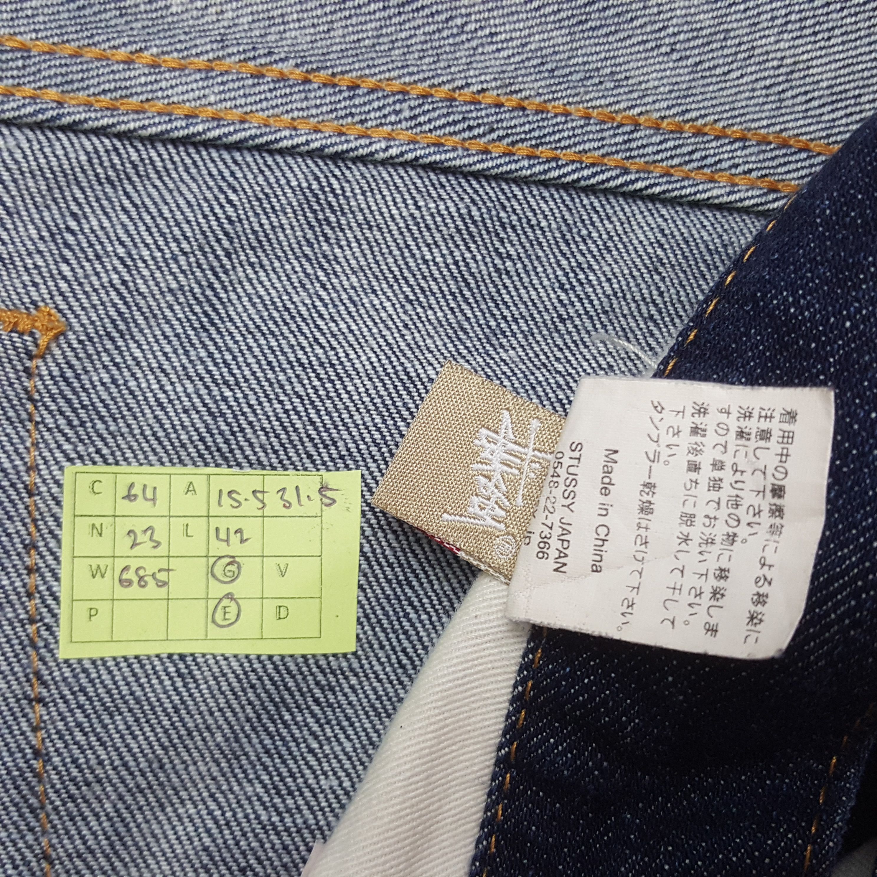 Japanese Brand × Stussy × Vintage Vintage Stussy Streetwear Skateboard Custom Denim Jeans Size US 31 - 13 Thumbnail