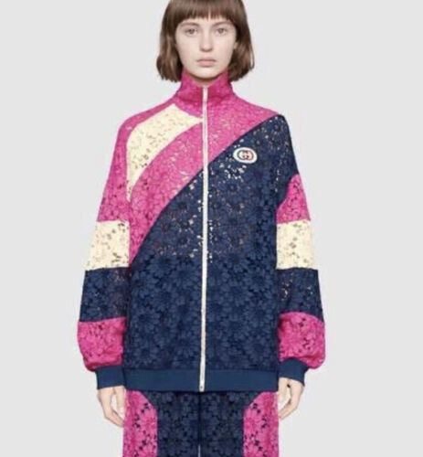 Gucci *Mens Size M* Alessandro Michele GG patch lace bomber jacket Size US S / EU 44-46 / 1 - 2 Thumbnail
