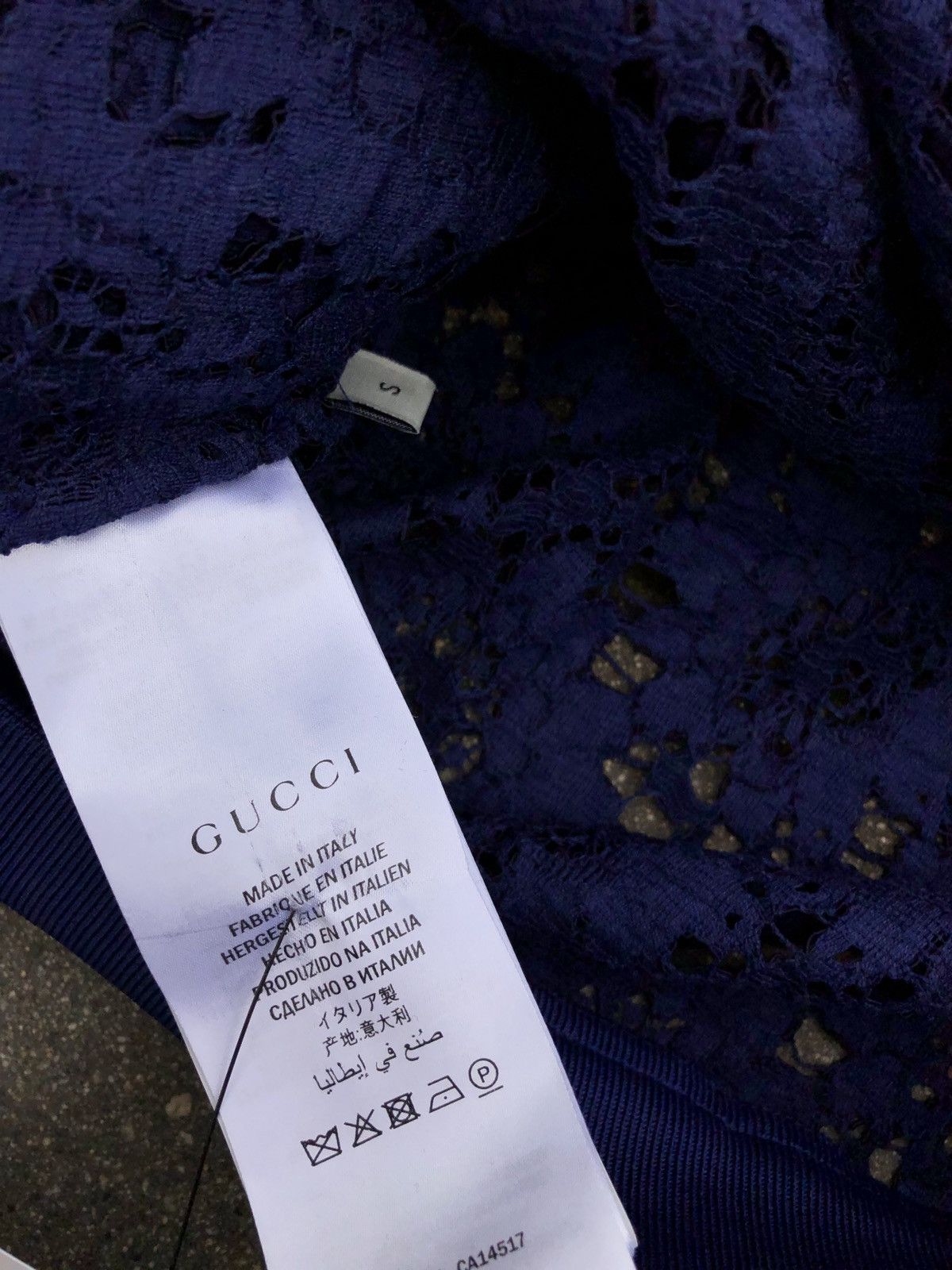 Gucci *Mens Size M* Alessandro Michele GG patch lace bomber jacket Size US S / EU 44-46 / 1 - 6 Thumbnail