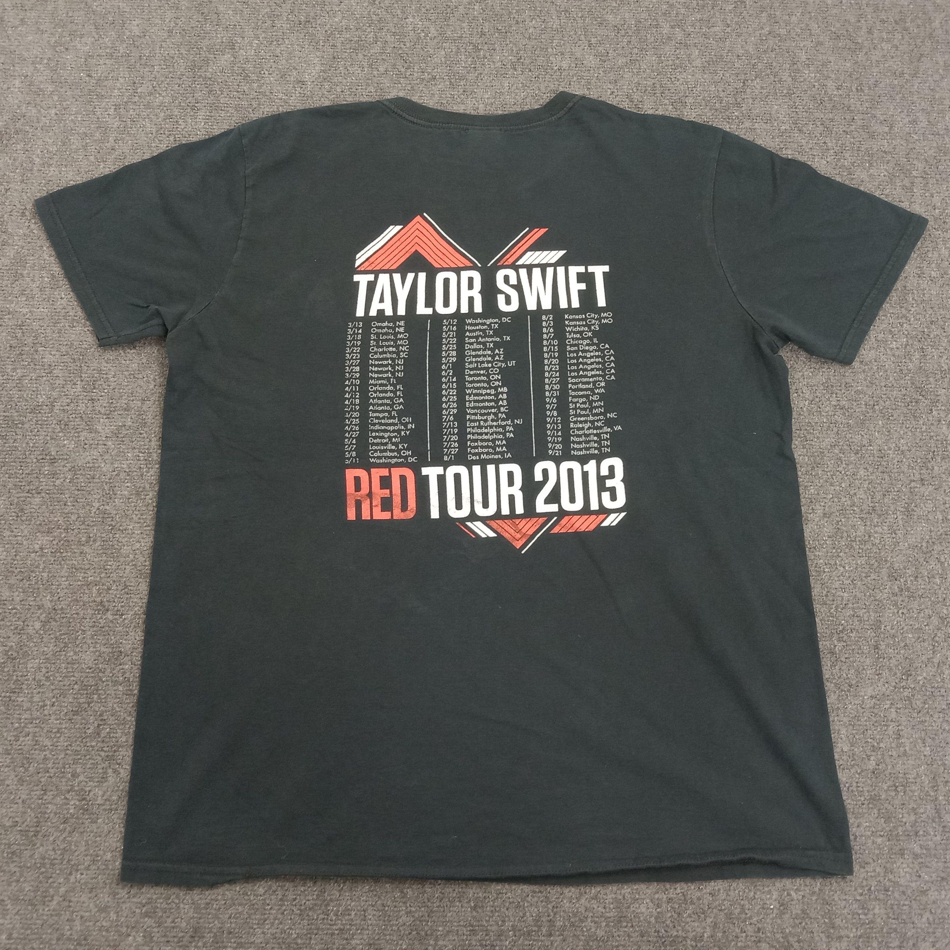 Band Tees × Vintage Taylor Swift American Singer Tour Tshirt Size US L / EU 52-54 / 3 - 2 Thumbnail