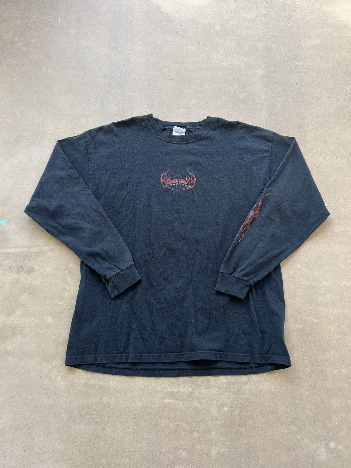 Harley Davidson × Vintage Vintage Orange County Choppers Biker Tee Size US XL / EU 56 / 4 - 2 Thumbnail