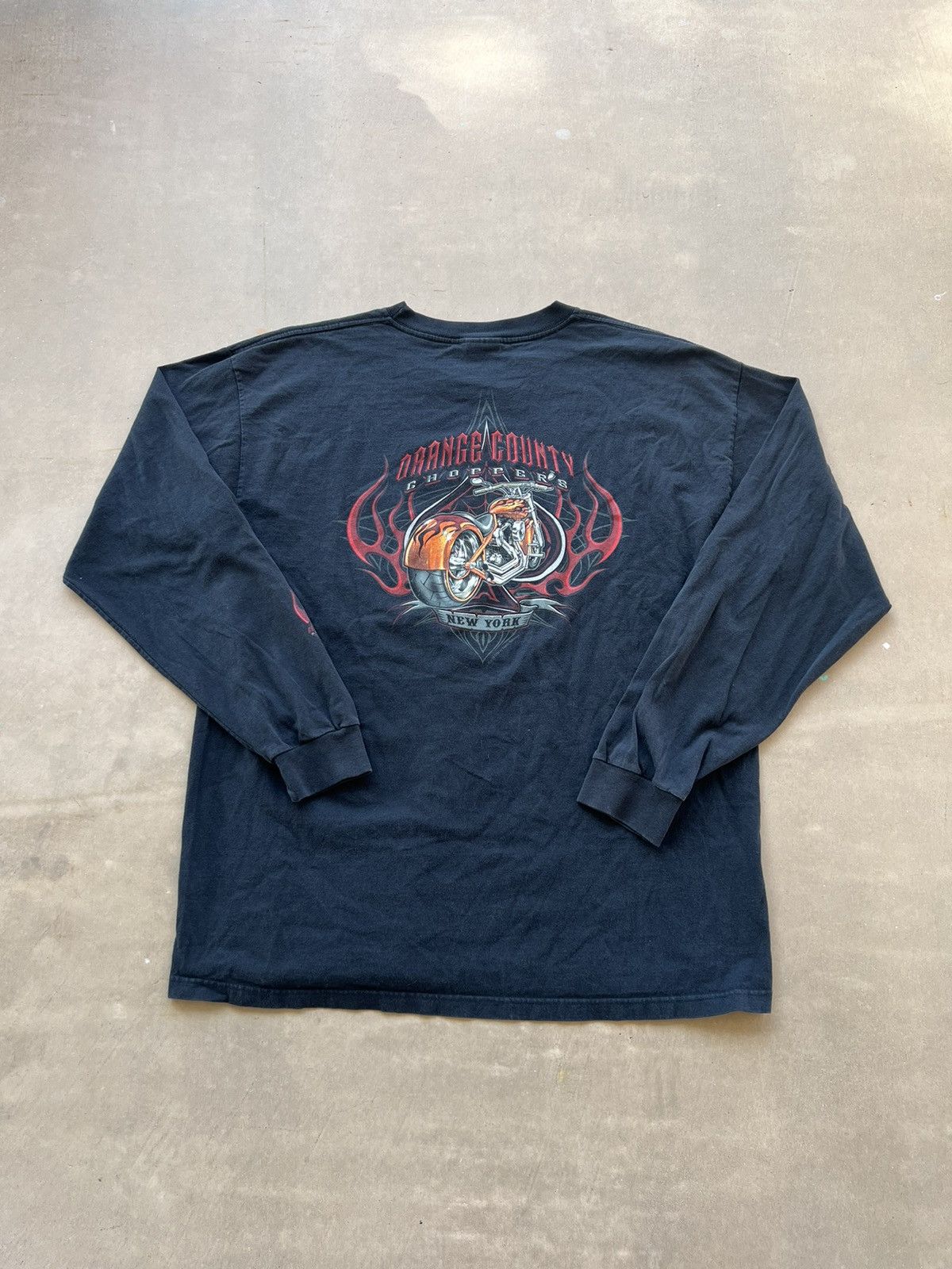 Harley Davidson × Vintage Vintage Orange County Choppers Biker Tee Size US XL / EU 56 / 4 - 5 Thumbnail
